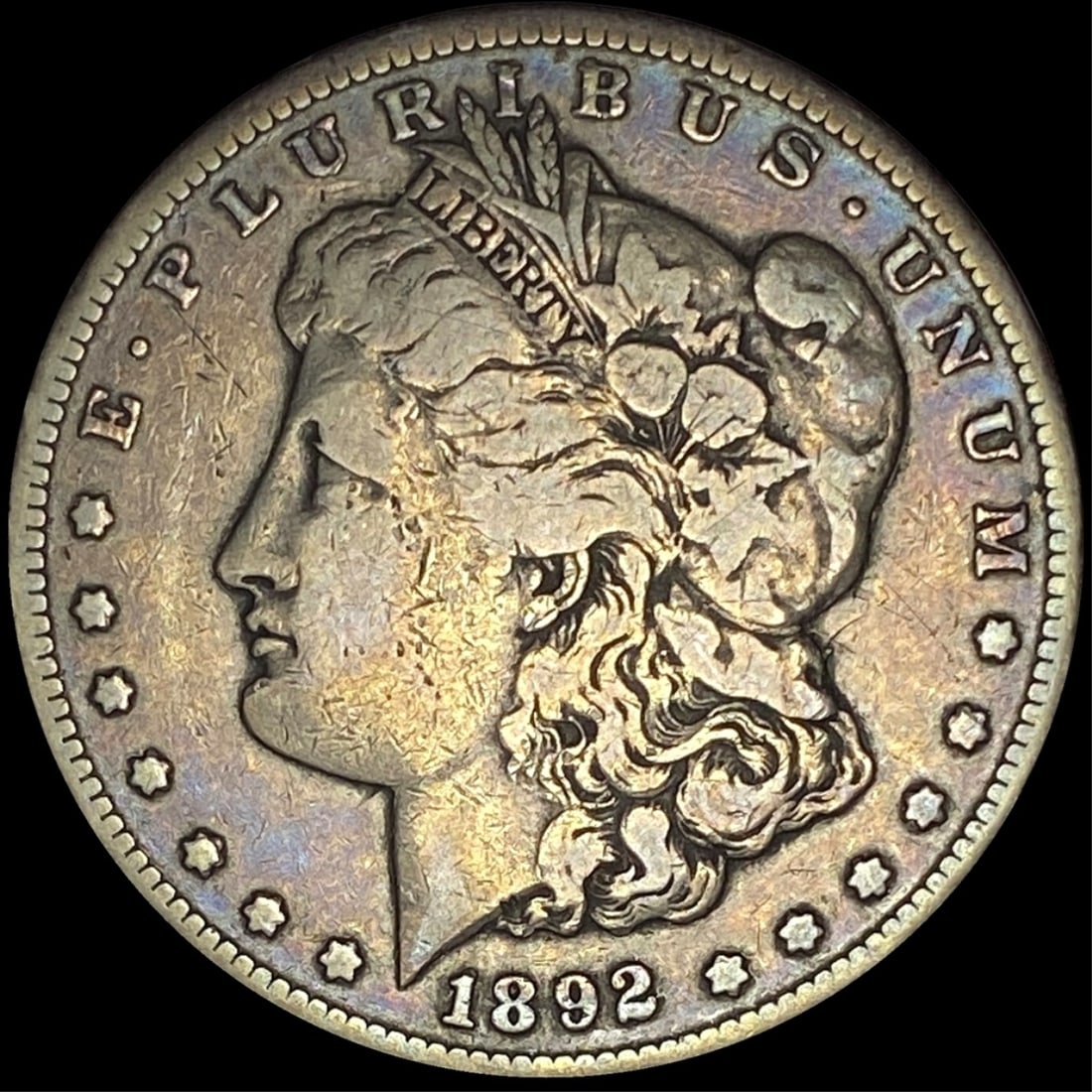 1892-CC Silver Morgan Dollar LIGHTLY  CIRCULATED (1 of 2)