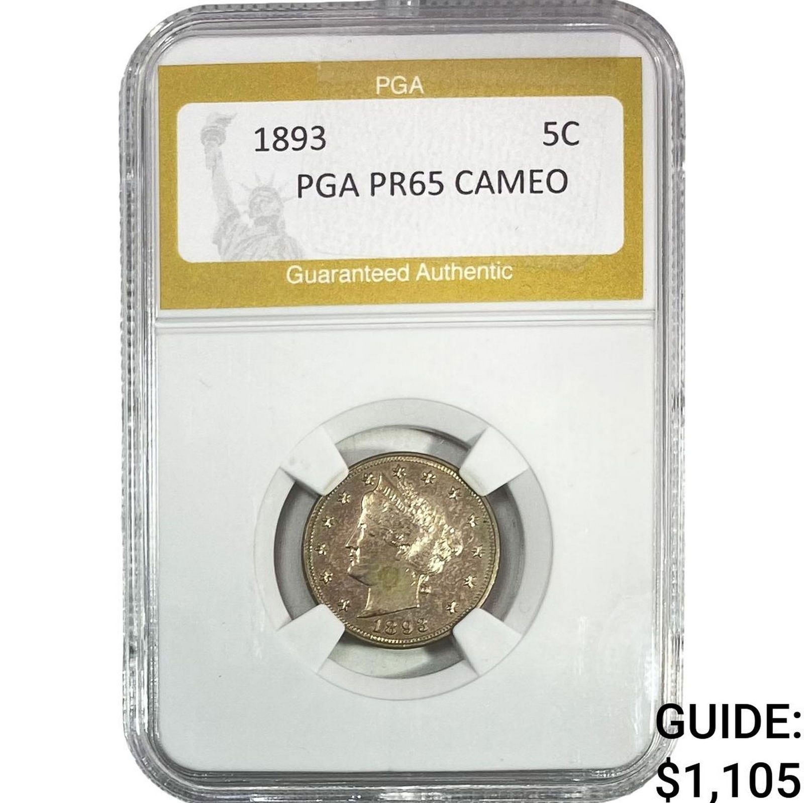 1893 Liberty Victory Nickel PGA PR65 Cameo (1 of 2)