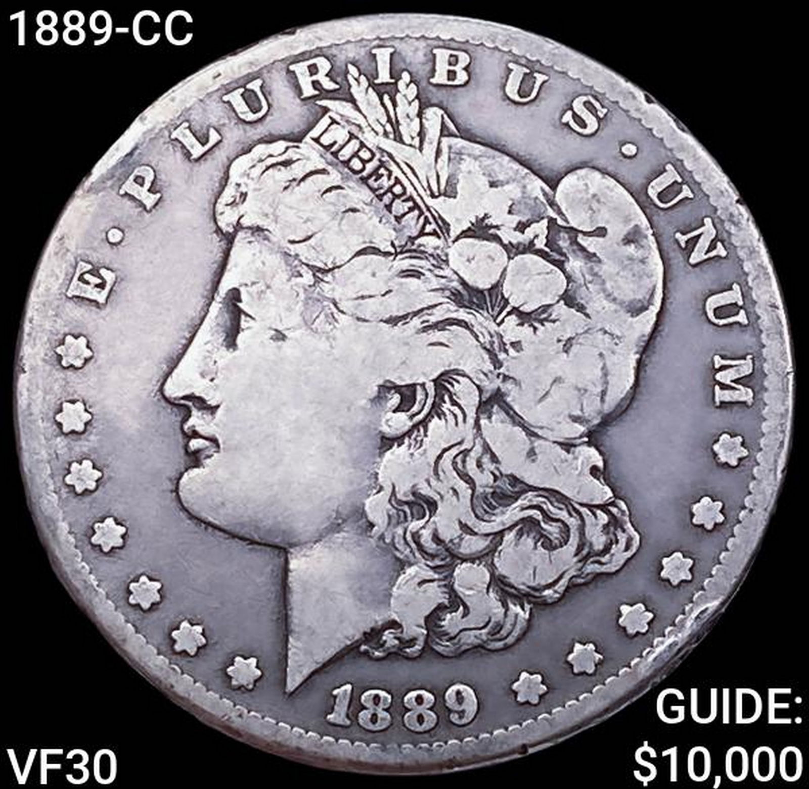 1889-CC Morgan Silver Dollar LIGHTLY CIRCULATED (1 of 2)