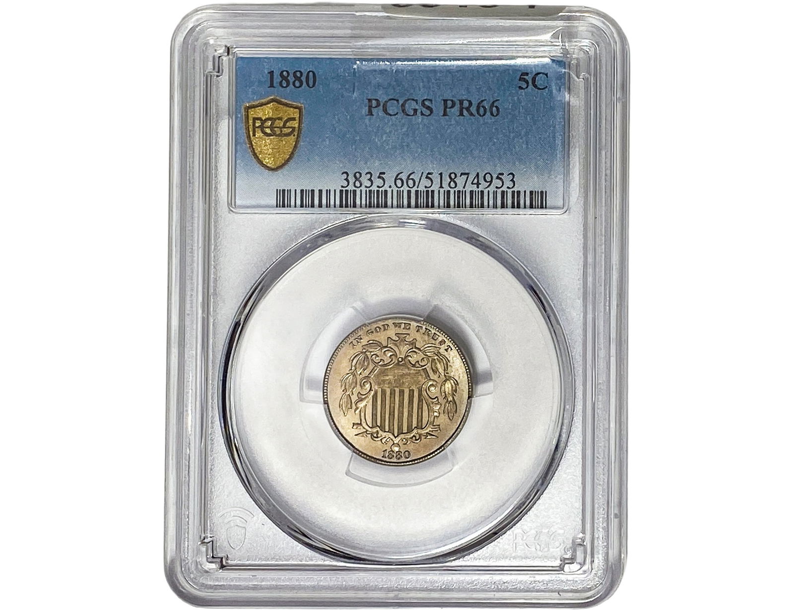 1880 Shield Nickel PCGS PR66 (1 of 2)