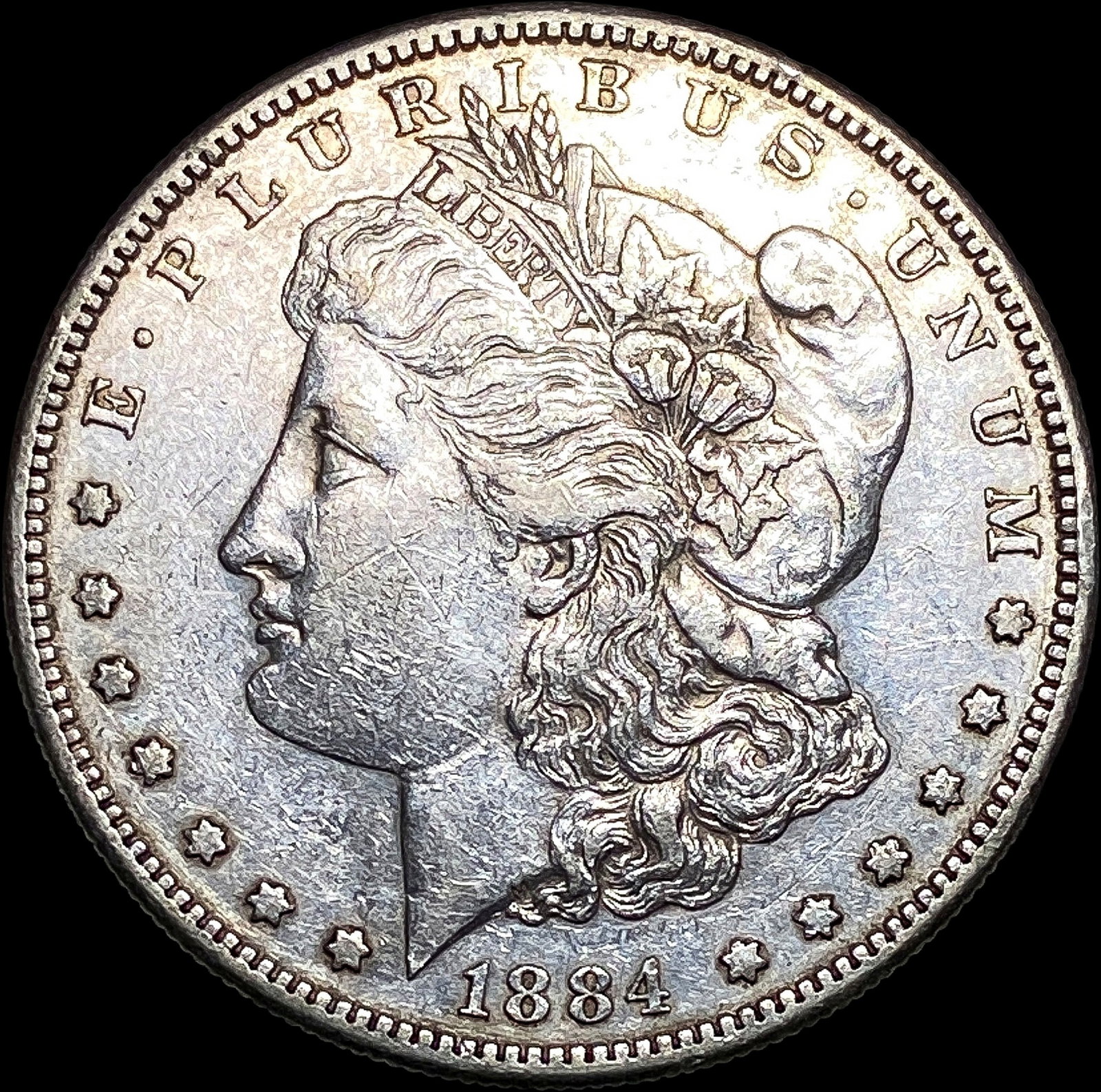 1884-S Silver Morgan Dollar CLOSELY UNCIRCULATED (1 of 2)