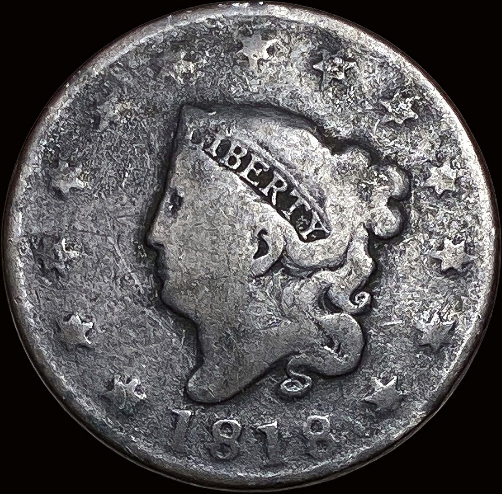 1818 Large Cent NICELY CIRCULATED (1 of 2)