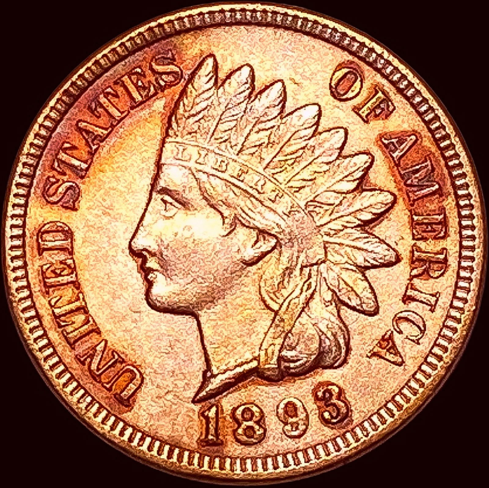 1893 Indian Head Cent UNCIRCULATED (1 of 2)