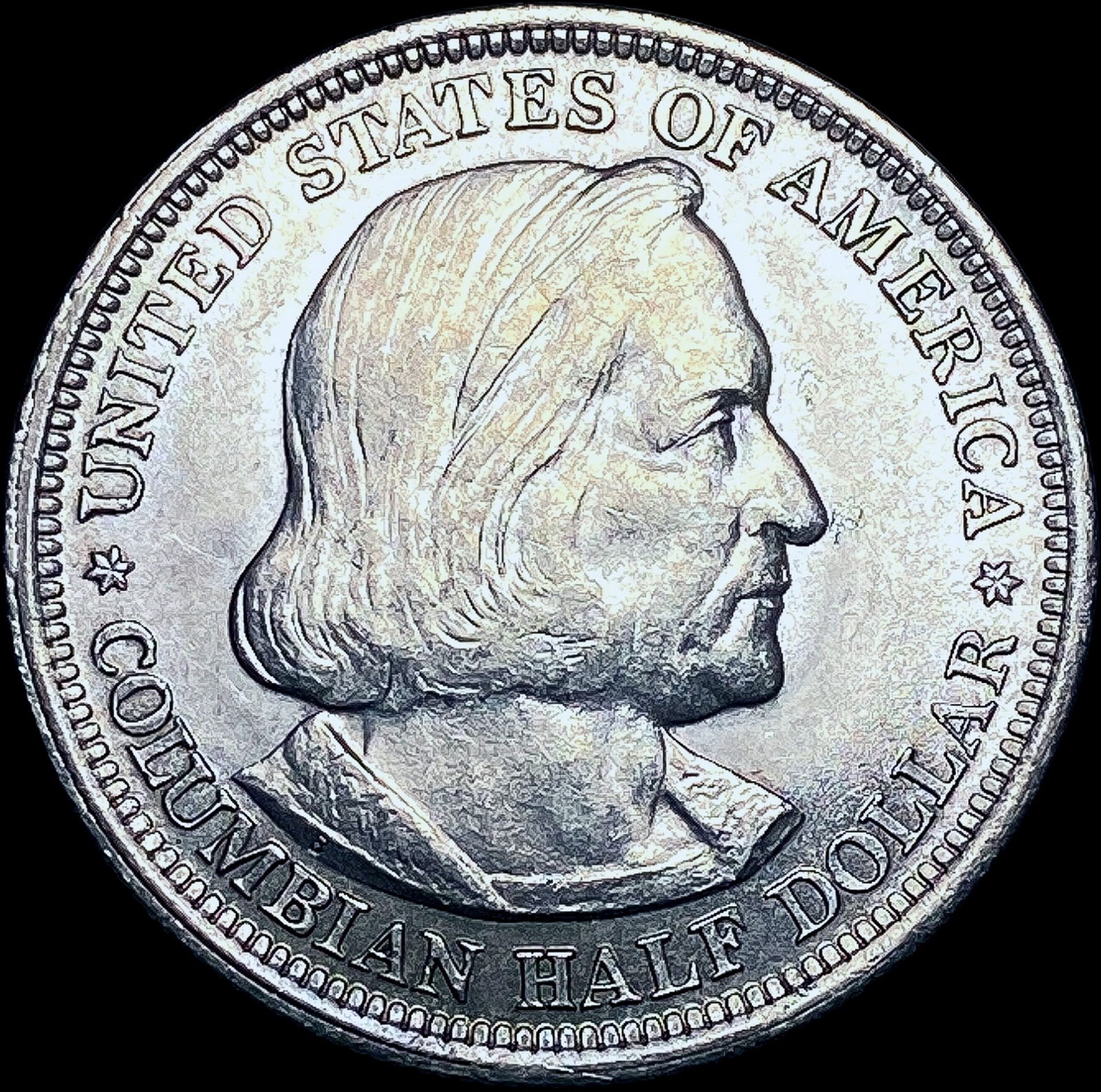 1893 Silver Columbian Half Dollar GEM BU (1 of 2)