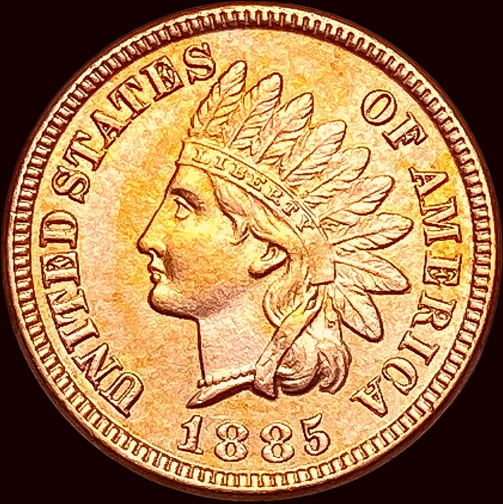 1885 Indian Head Cent UNCIRCULATED (1 of 2)