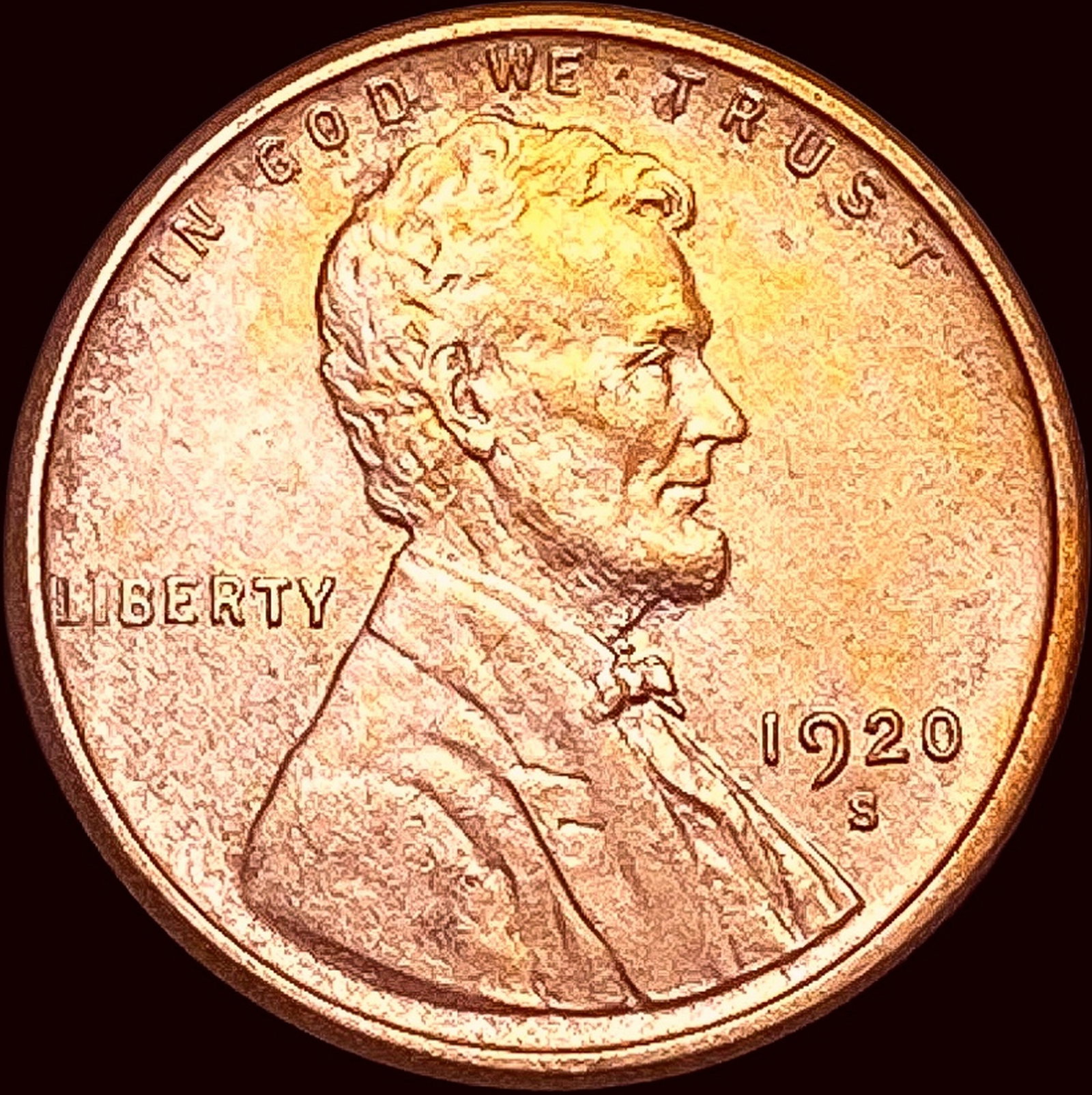 1920-S Lincoln Wheat Cent CLOSELY UNCIRCULATED (1 of 2)