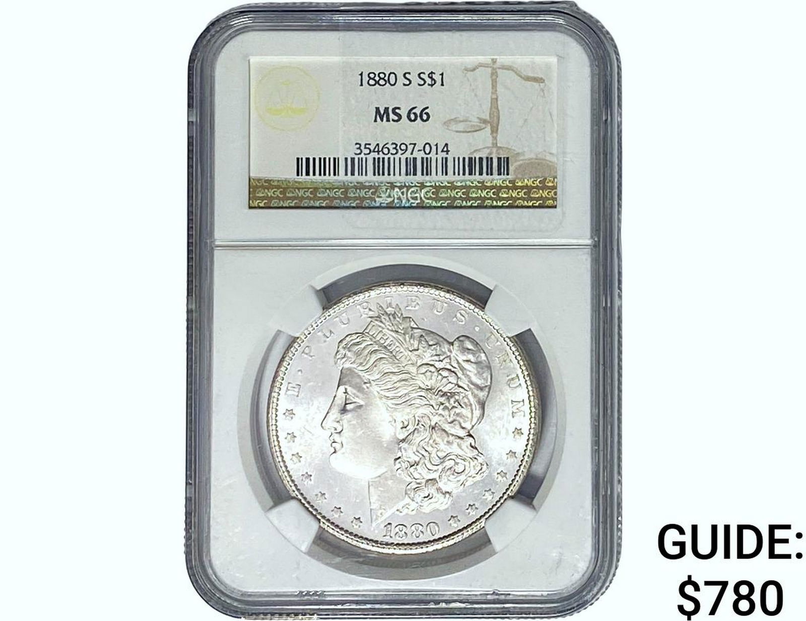 1880-S Morgan Silver Dollar NGC MS66 (1 of 2)
