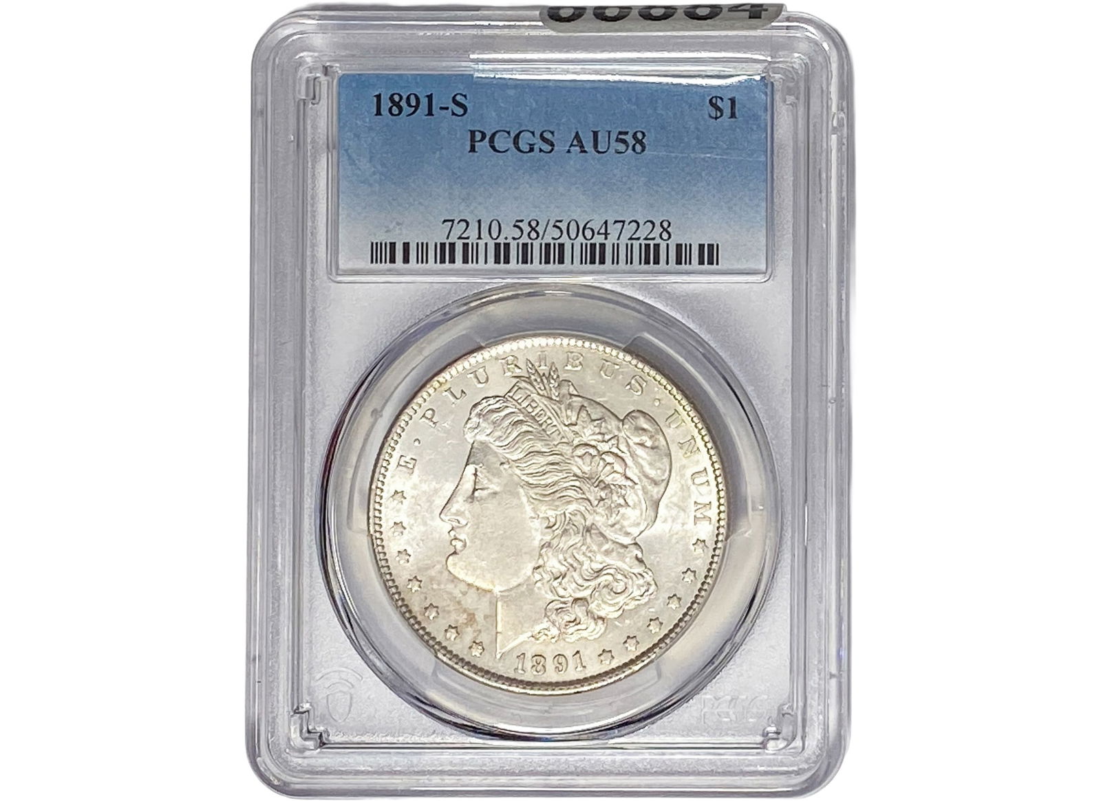 1891-S Morgan Silver Dollar PCGS AU58 (1 of 2)