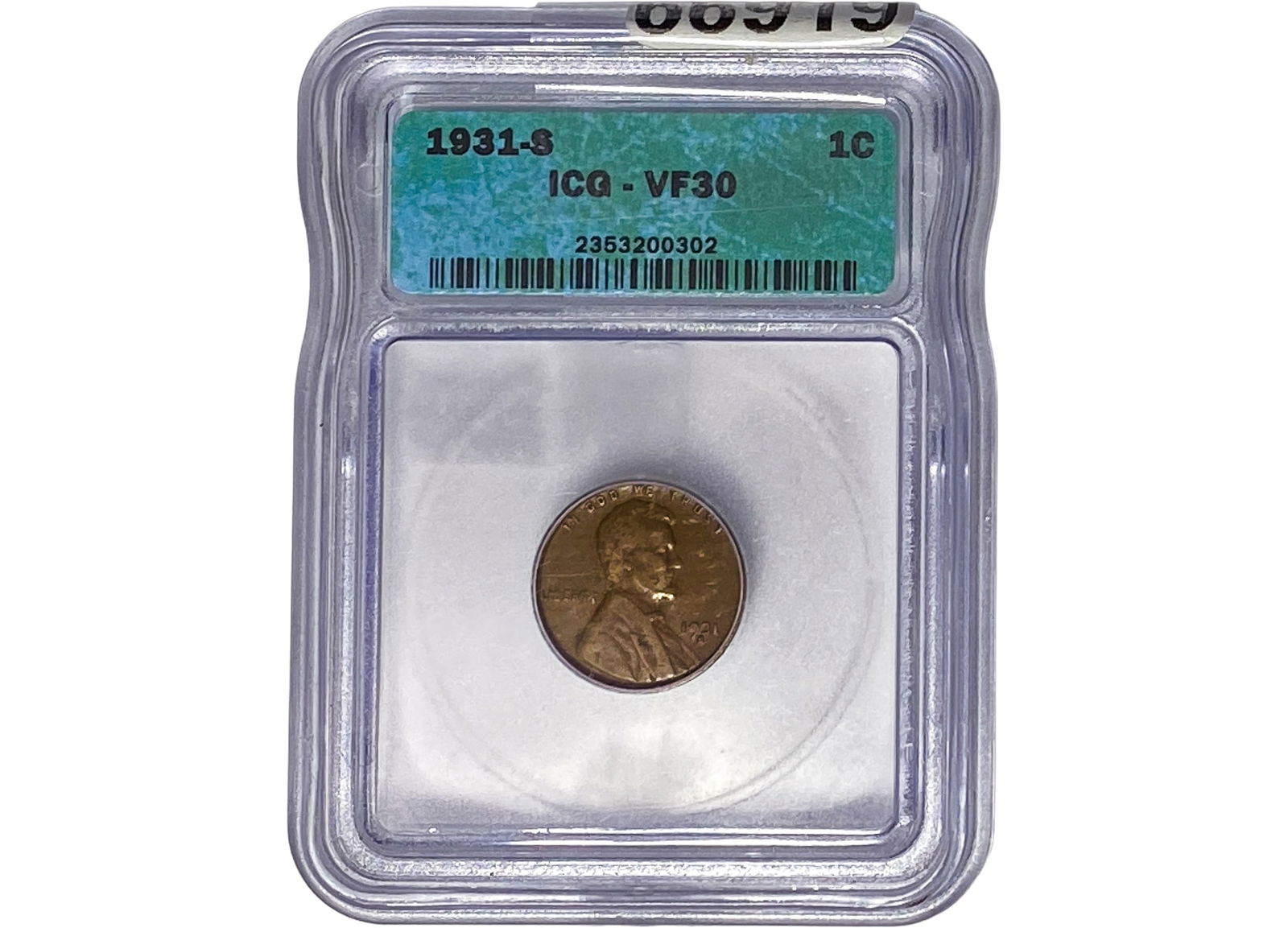 1931-S Wheat Cent ICG VF30 (1 of 2)