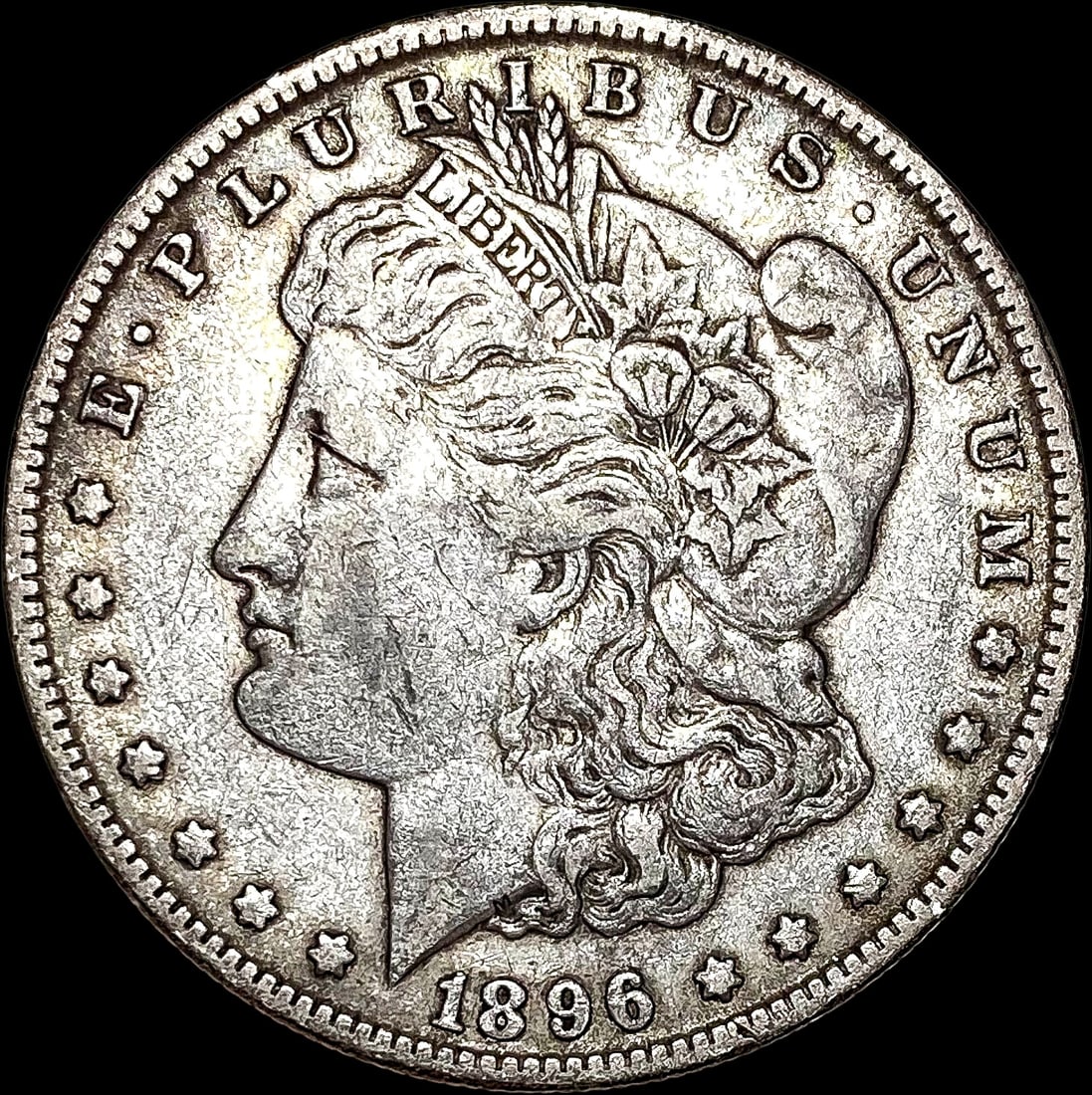 1896-O Silver Morgan Dollar NEARLY UNCIRCULATED (1 of 2)