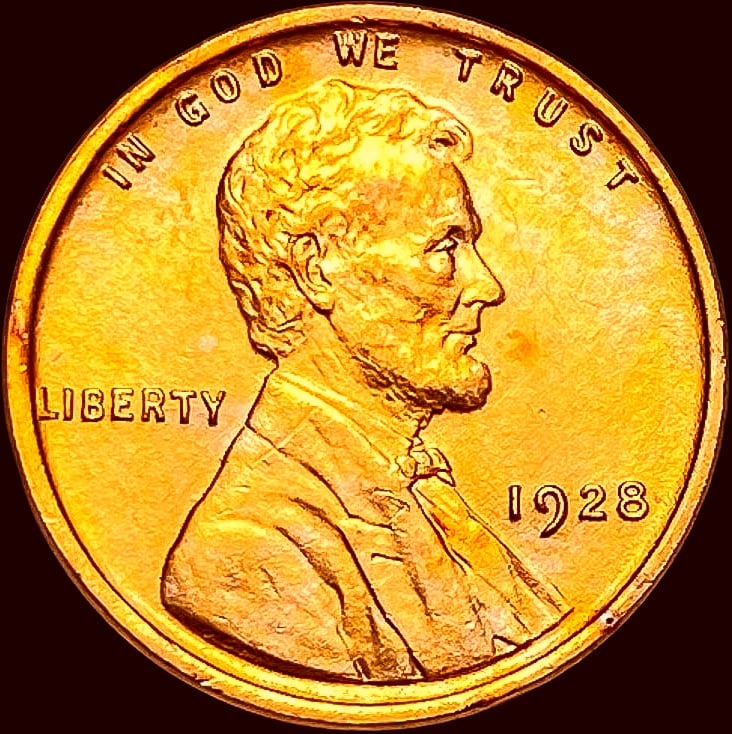 1928 Lincoln Wheat Cent CHOICE BU (1 of 2)