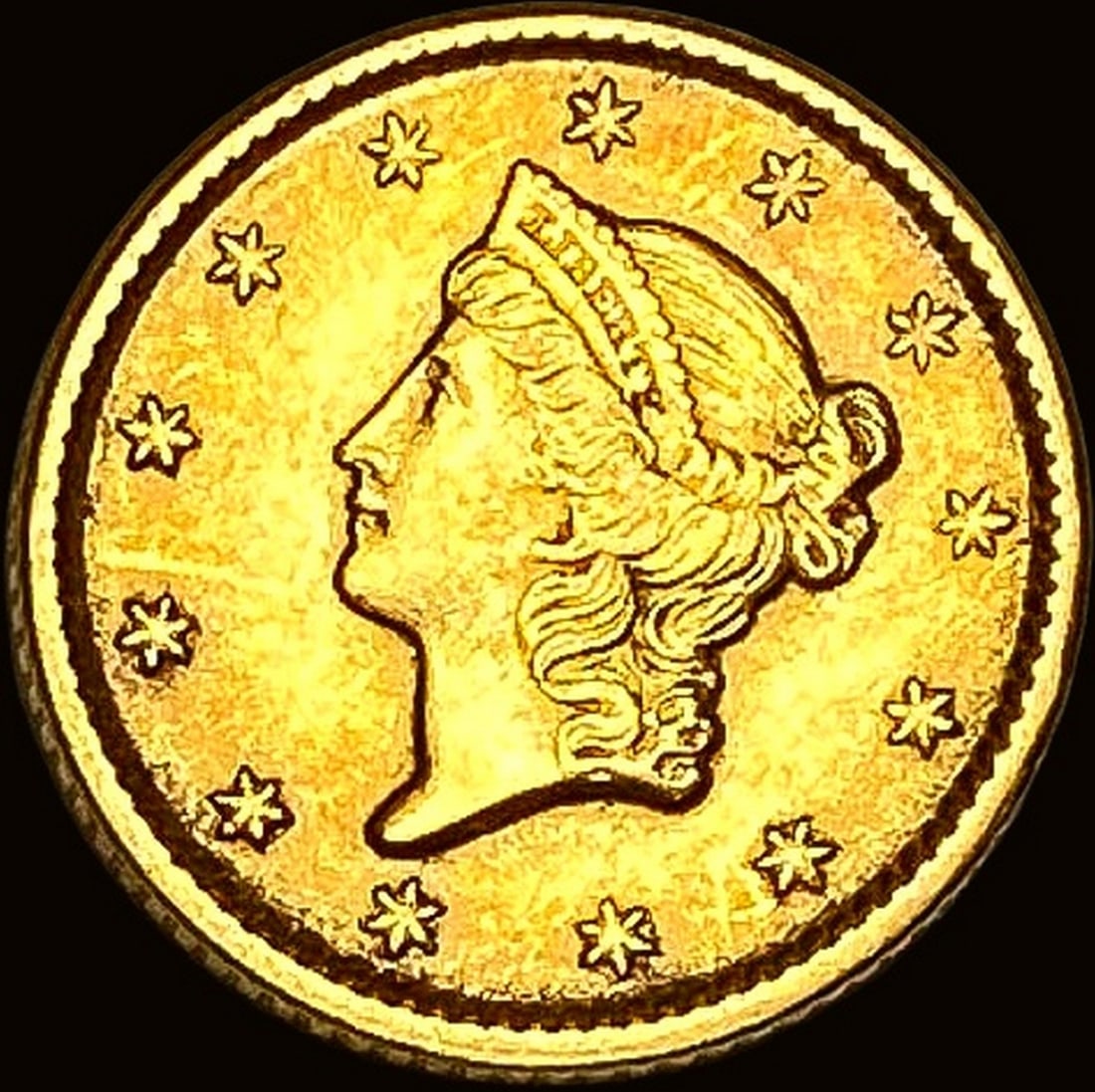 1851 Gold $1 Type 1 UNCIRCULATED (1 of 2)
