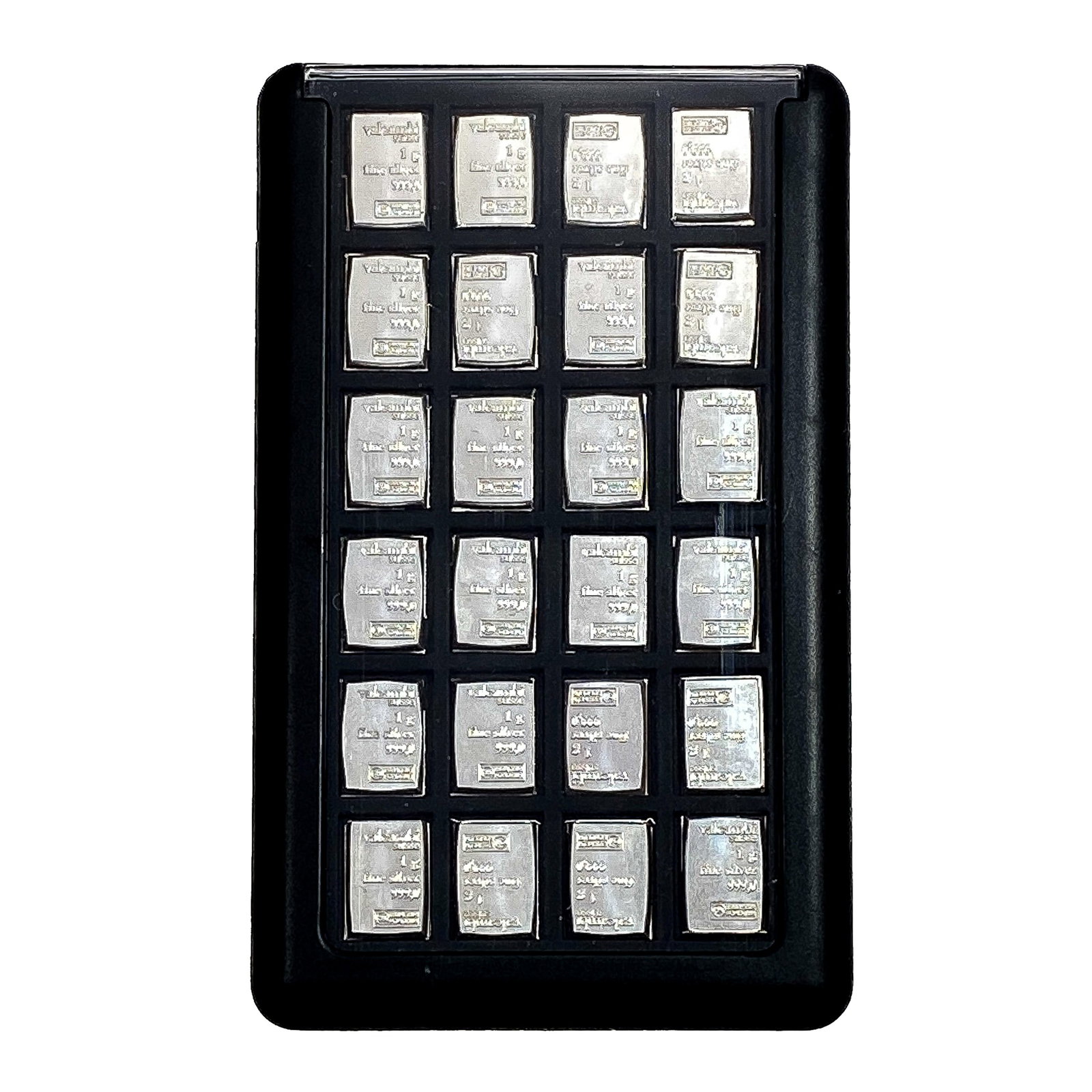 ND 24 1g Valcambi Suisse Silber Bars [24 Bars]: ND 24 1g Valcambi Suisse Silber Bars [24 Bars]