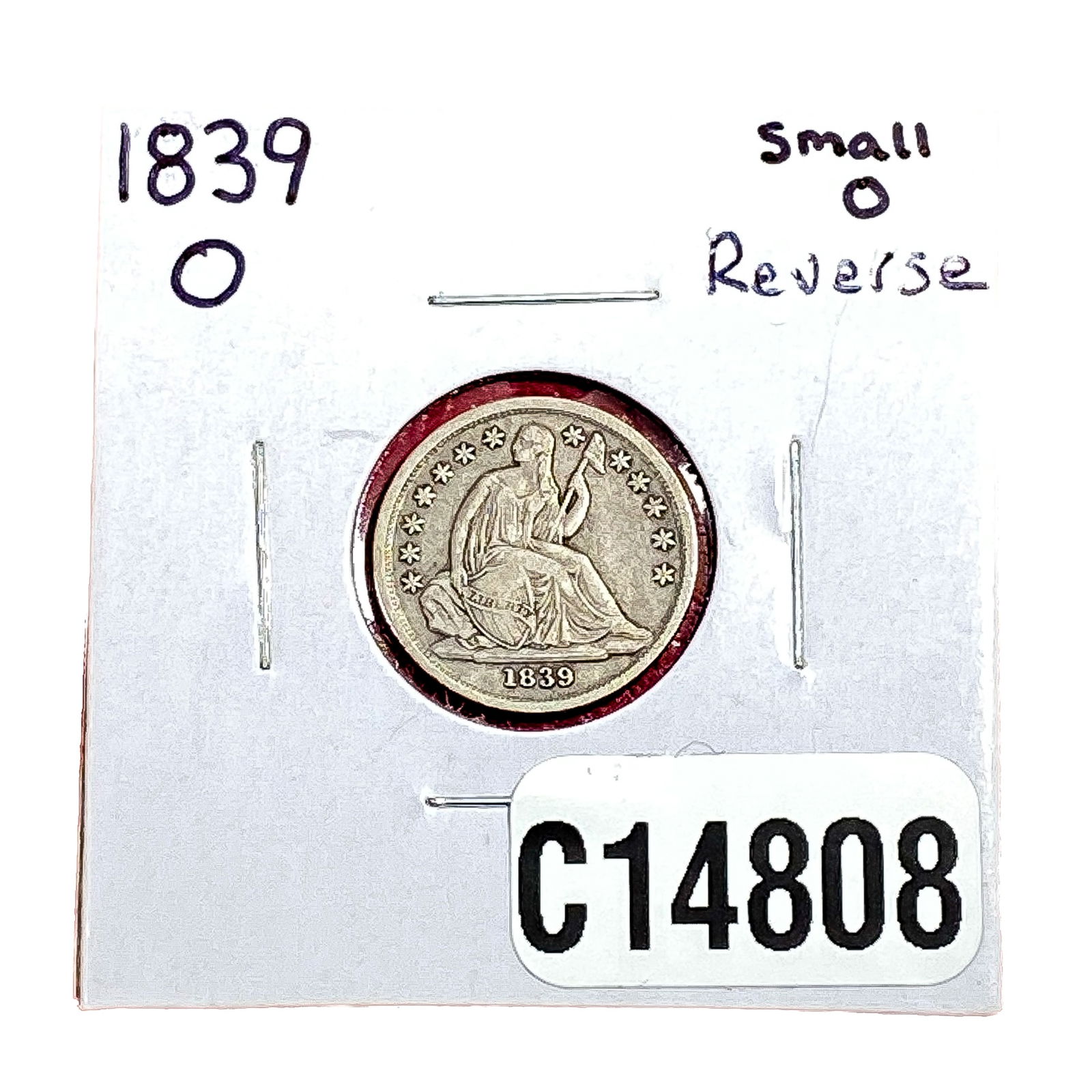 1839-O Seated Liberty Dime XF (1 of 2)