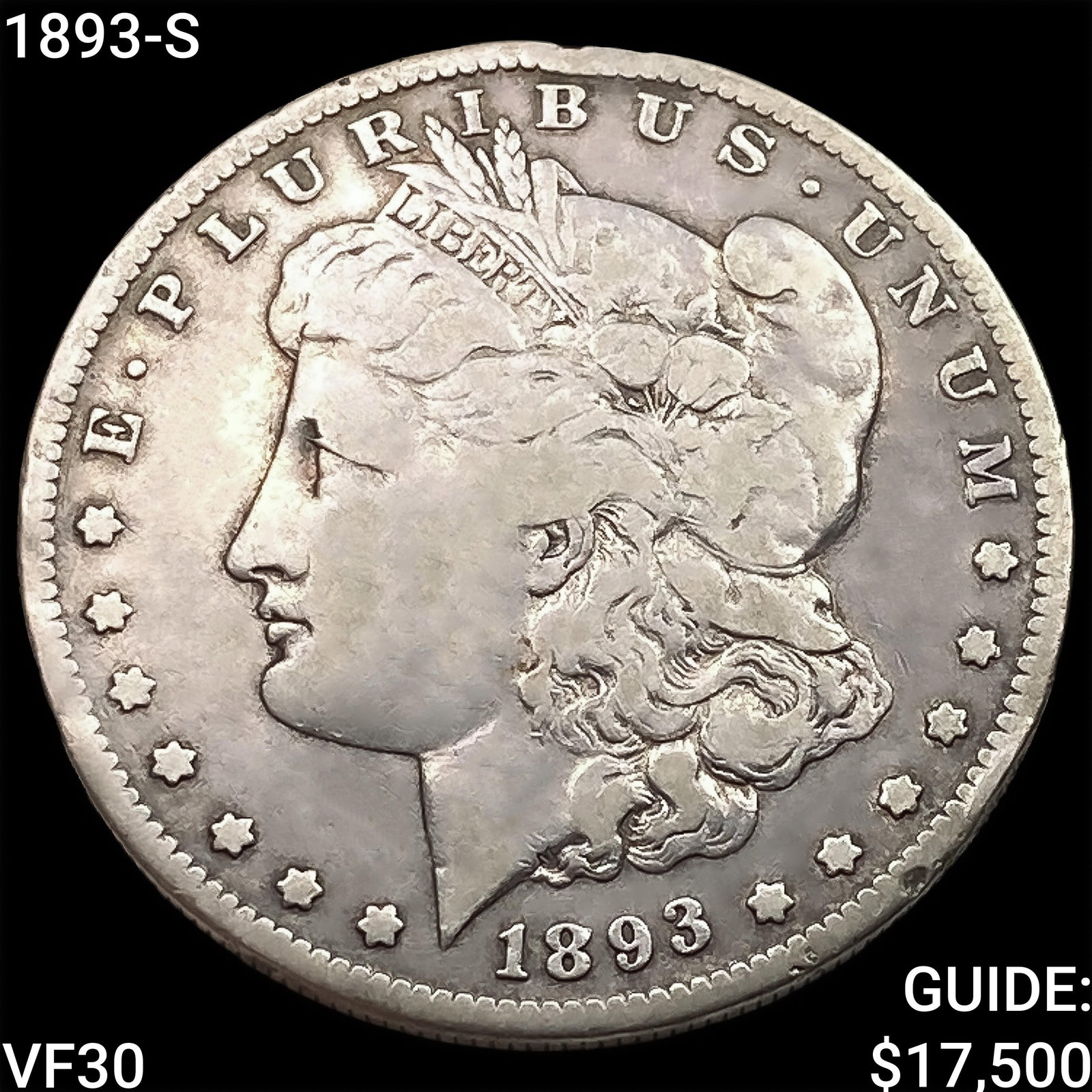 1893-S Morgan Silver Dollar LIGHTLY CIRCULATED (1 of 2)