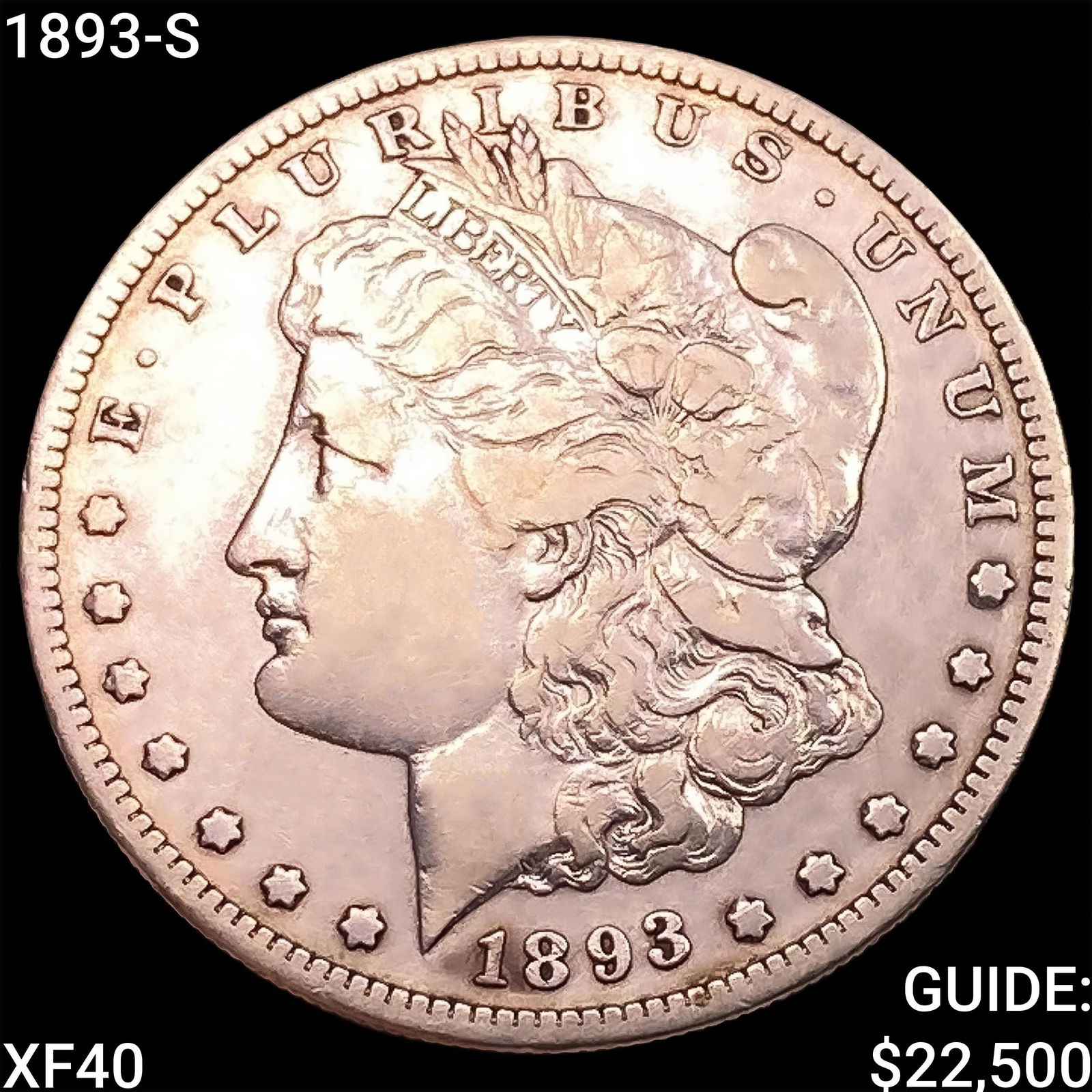 1893-S Morgan Silver Dollar NEARLY UNCIRCULATED (1 of 2)