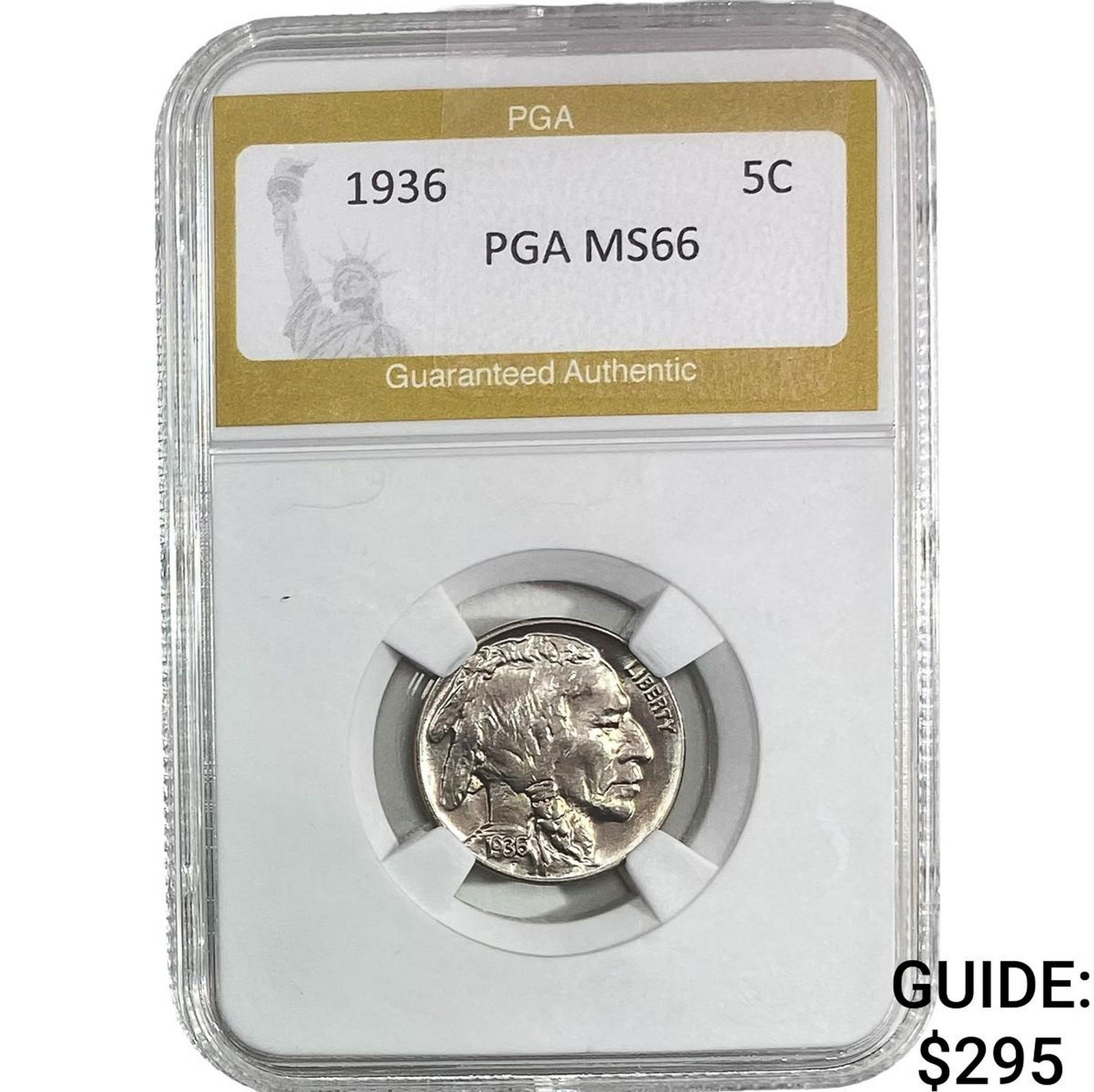 1936 Buffalo Nickel PGA MS66 (1 of 2)