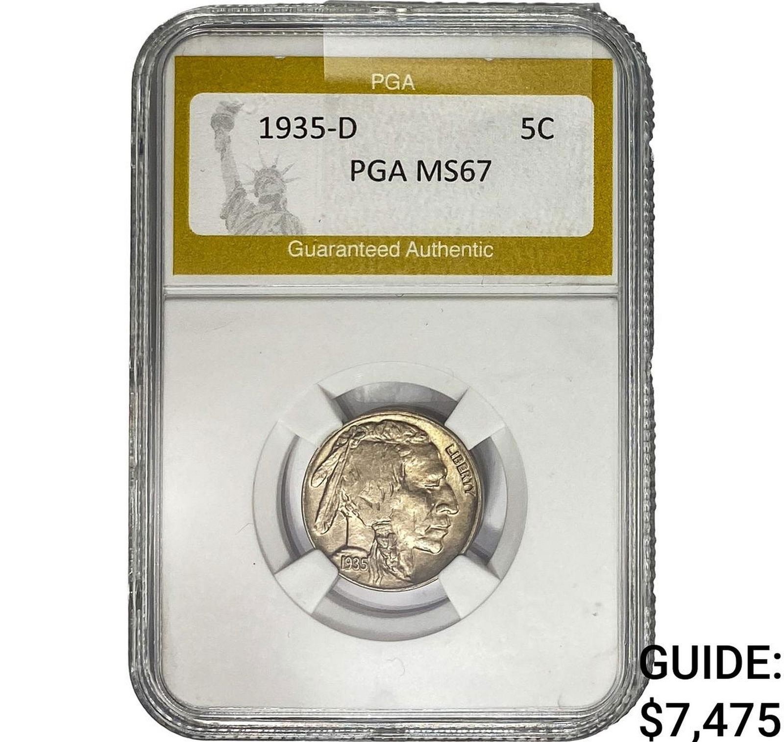 1935-D Buffalo Nickel PGA MS67 (1 of 2)