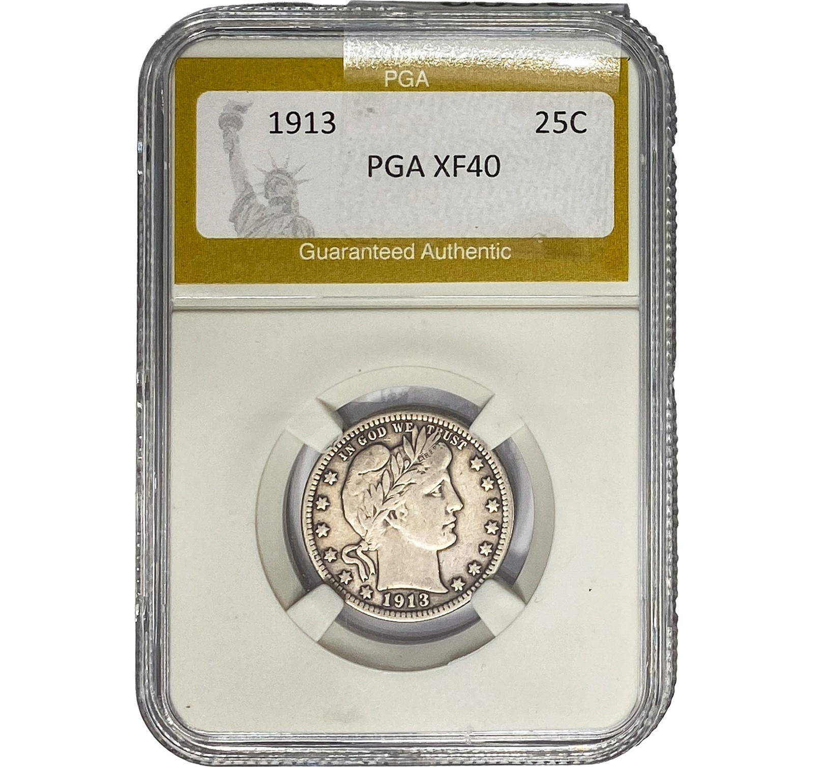 1913 Barber Quarter PGA XF40 (1 of 2)