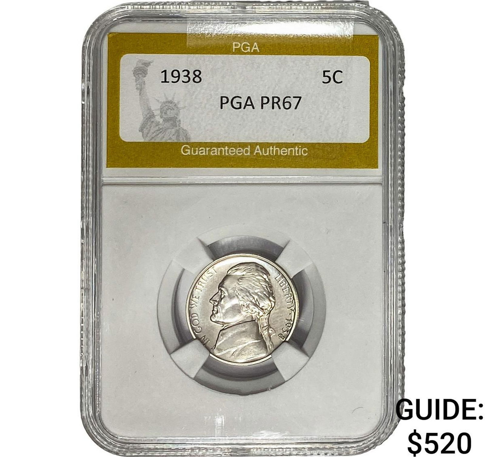 1938 Jefferson Nickel PGA PR67 (1 of 2)