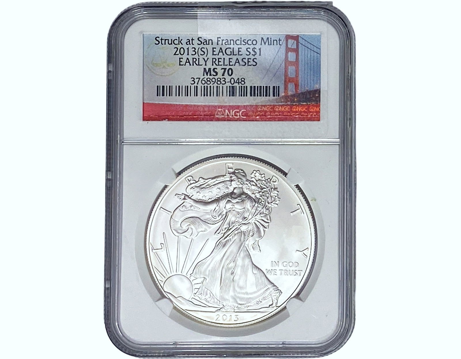 2013-S Silver Eagle NGC MS70 (1 of 2)