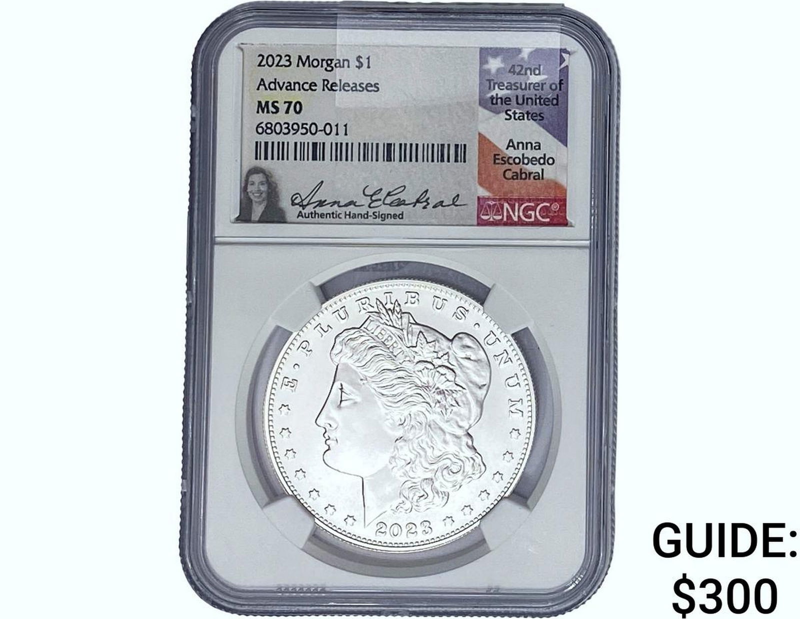 2023 Morgan Silver Dollar NGC MS70 (1 of 2)