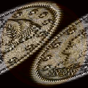 1848 Braided Hair Large Cent NEARLY UNCIRCULATED: 1848 Braided Hair Large Cent NEARLY UNCIRCULATED