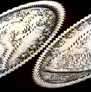 1850 Seated Liberty Dime LIGHTLY CIRCULATED: 1850 Seated Liberty Dime LIGHTLY CIRCULATED
