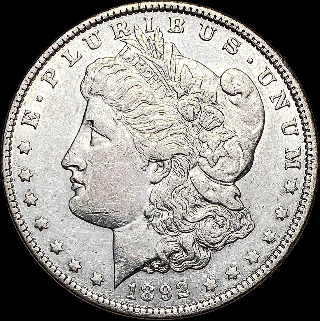 1892-S Silver Morgan Dollar CLOSELY UNCIRCULATED (1 of 2)