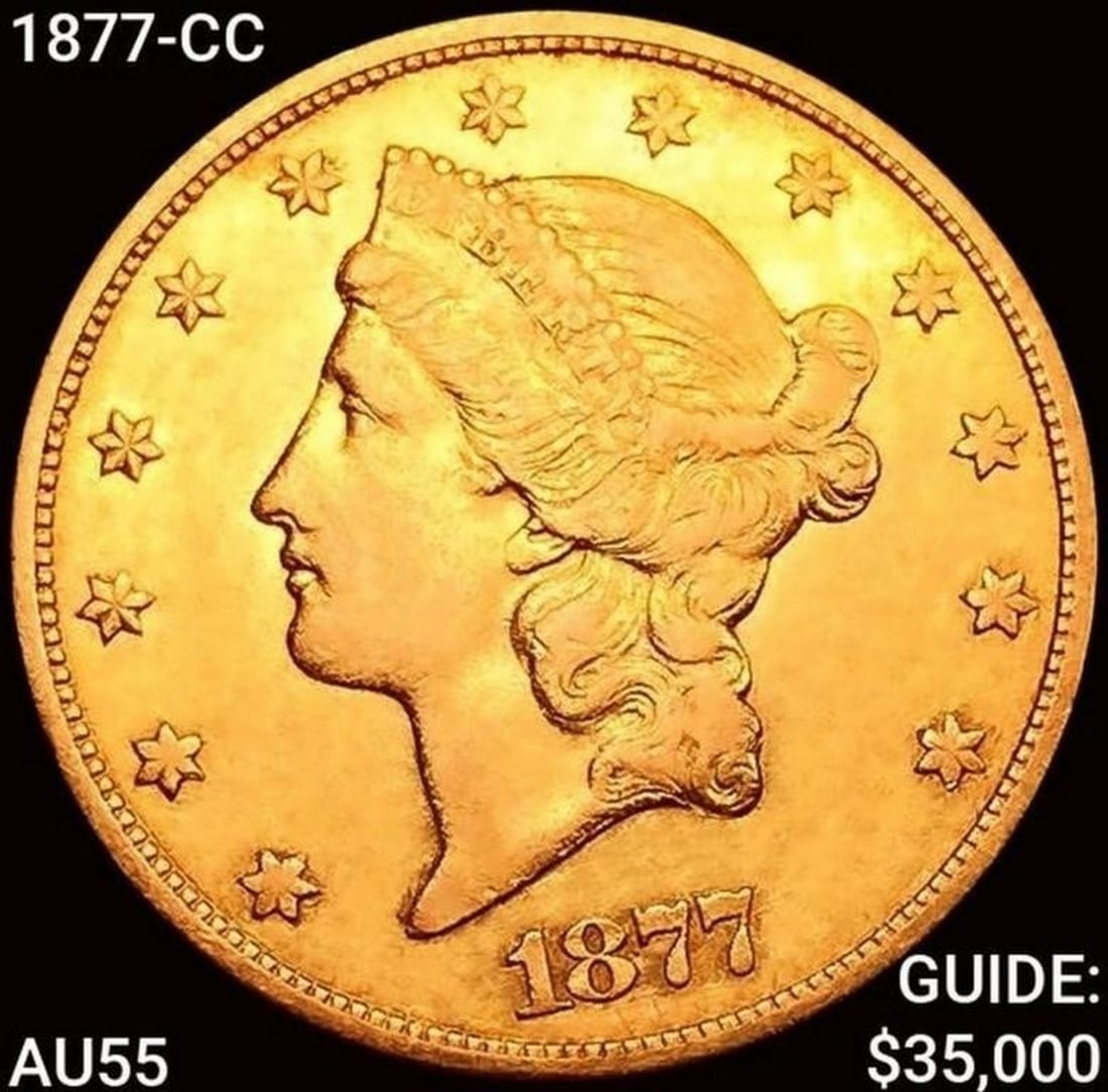 1877-CC $20 Gold Double Eagle HIGH GRADE (1 of 2)