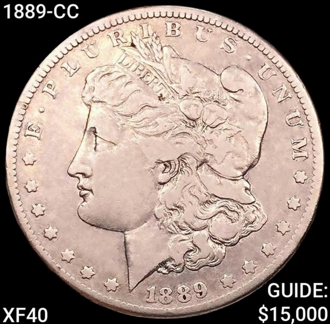 1889-CC Morgan Silver Dollar NEARLY UNCIRCULATED (1 of 2)