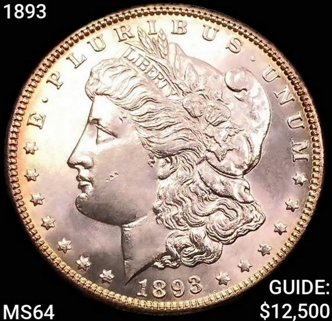 1893 Morgan Silver Dollar CHOICE BU (1 of 2)