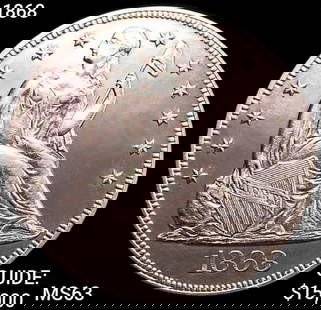 1868 Seated Liberty Dollar CHOICE BU: 1868 Seated Liberty Dollar CHOICE BU