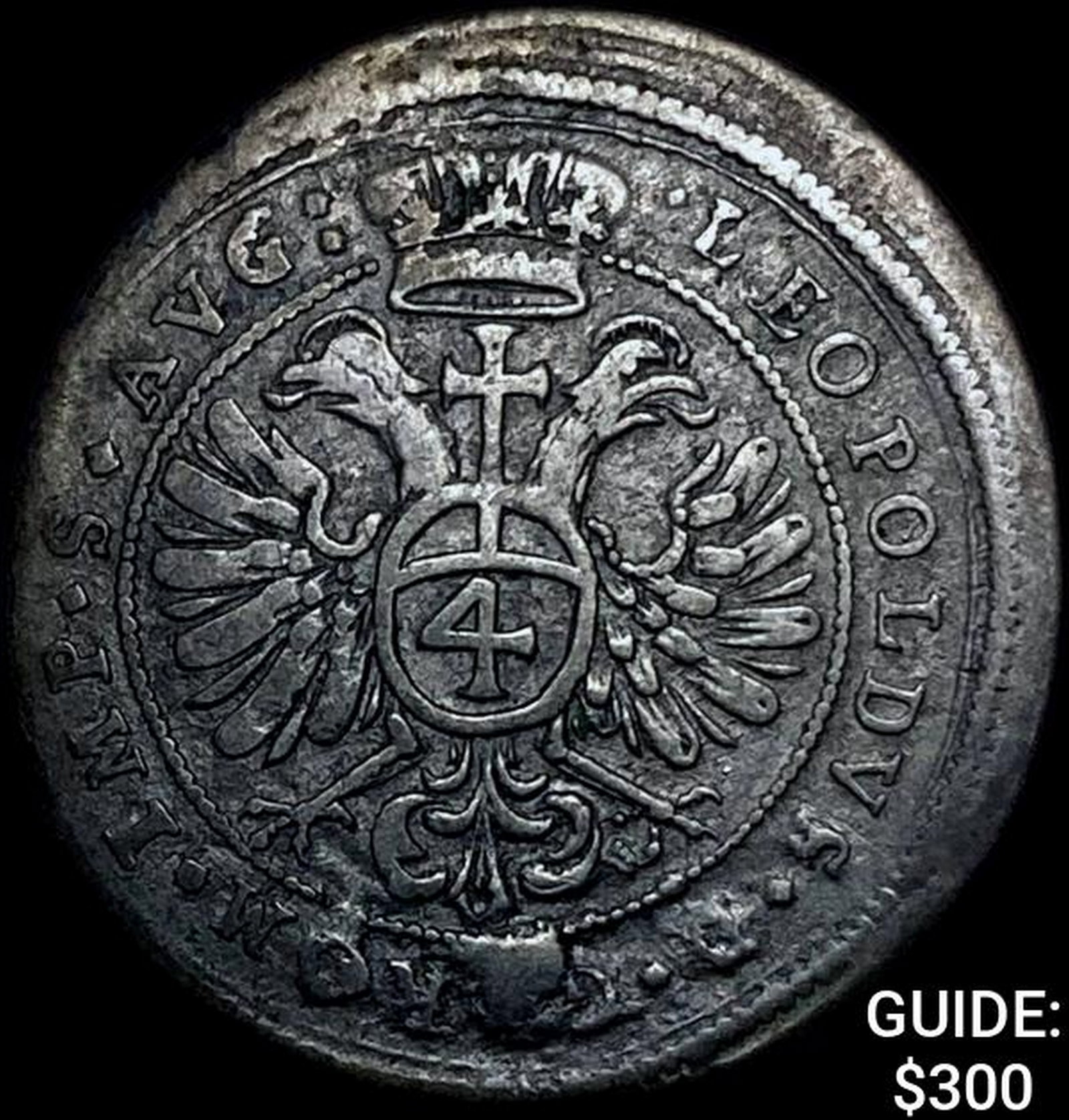 1694 Montfort Silver 4 Kreuzer-Anton III CHOICE AU: 1694 Montfort Silver 4 Kreuzer-Anton III CHOICE AU
