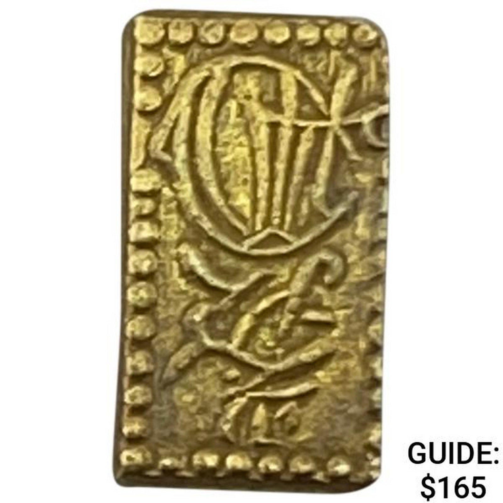 1832-1858 Japan Gold 2 Shu CLOSELY UNCIRCULATED: 1832-1858 Japan Gold 2 Shu CLOSELY UNCIRCULATED