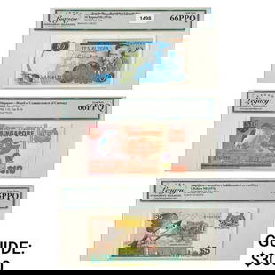 [3] 1976 Singapore/Seychelles Banknote Currency: [3] 1976 Singapore/Seychelles Banknote Currency