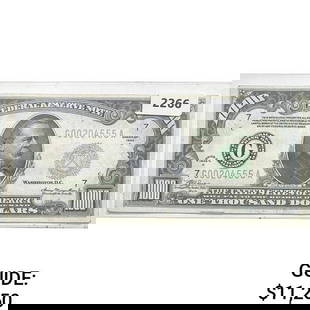 1934A $1000 Federal Reserve Note - Bank of Chicago: 1934A $1000 Federal Reserve Note - Bank of Chicago