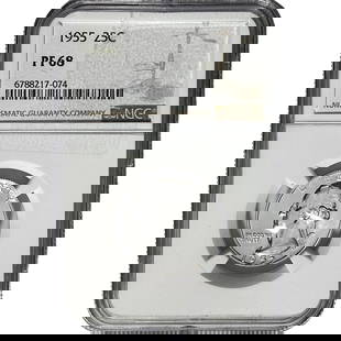 1955 Washington Silver Quarter NGC PF68: 1955 Washington Silver Quarter NGC PF68