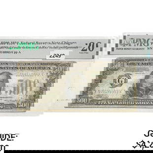 1934 $500 Federal Reserve Note-Chicago PMG VF 20: 1934 $500 Federal Reserve Note-Chicago PMG VF 20