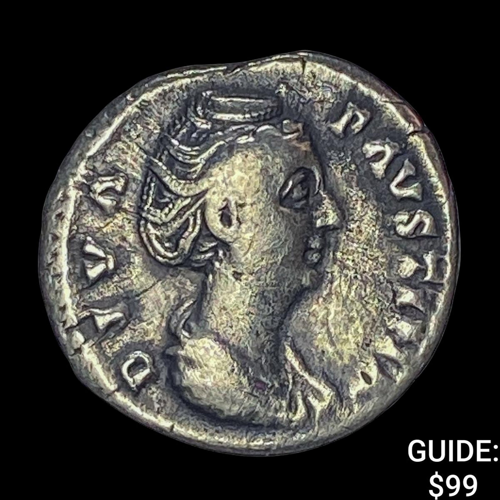 Roman Faustina Sr. 138-141 AD Silver Denarius NEARLY UNCIRCULATED: Roman Faustina Sr. 138-141 AD Silver Denarius NEARLY UNCIRCULATED