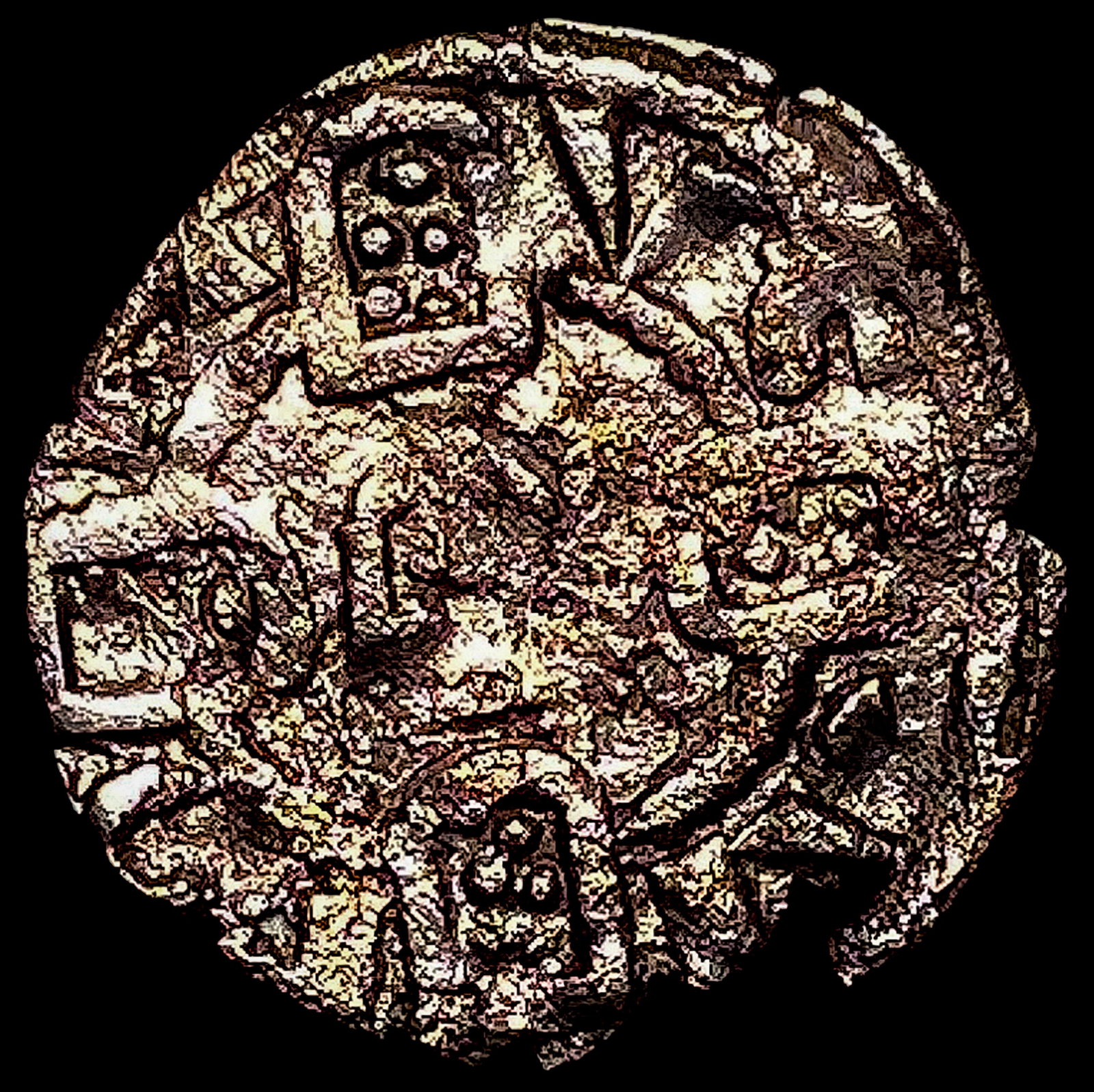 1248-1279 Portugal Alfonso III Silver Denero NEARLY UNCIRCULATED: 1248-1279 Portugal Alfonso III Silver Denero NEARLY UNCIRCULATED