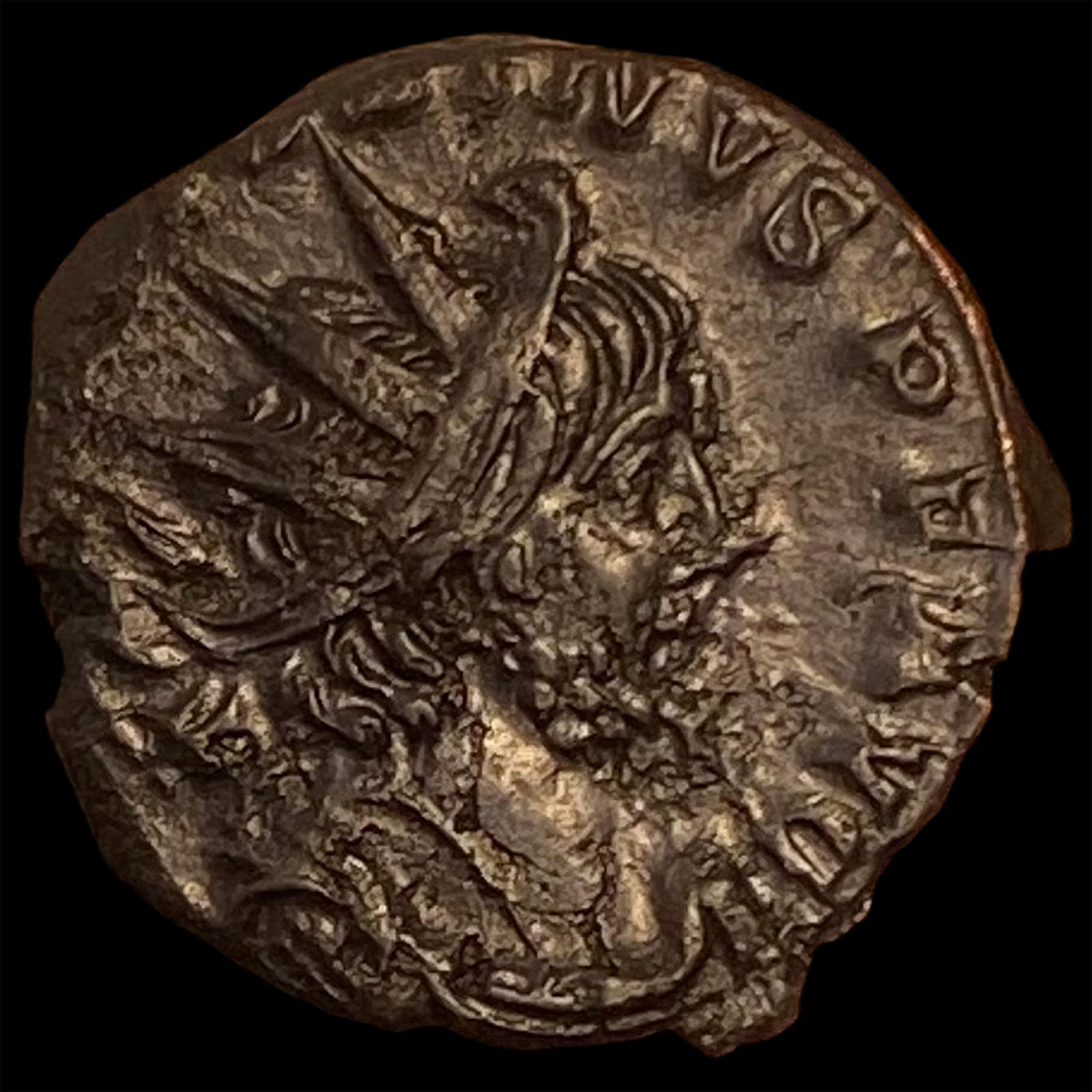 Roman Victorinus 269-271 AD Bi Dbl Denarius CHOICE AU: Roman Victorinus 269-271 AD Bi Dbl Denarius CHOICE AU