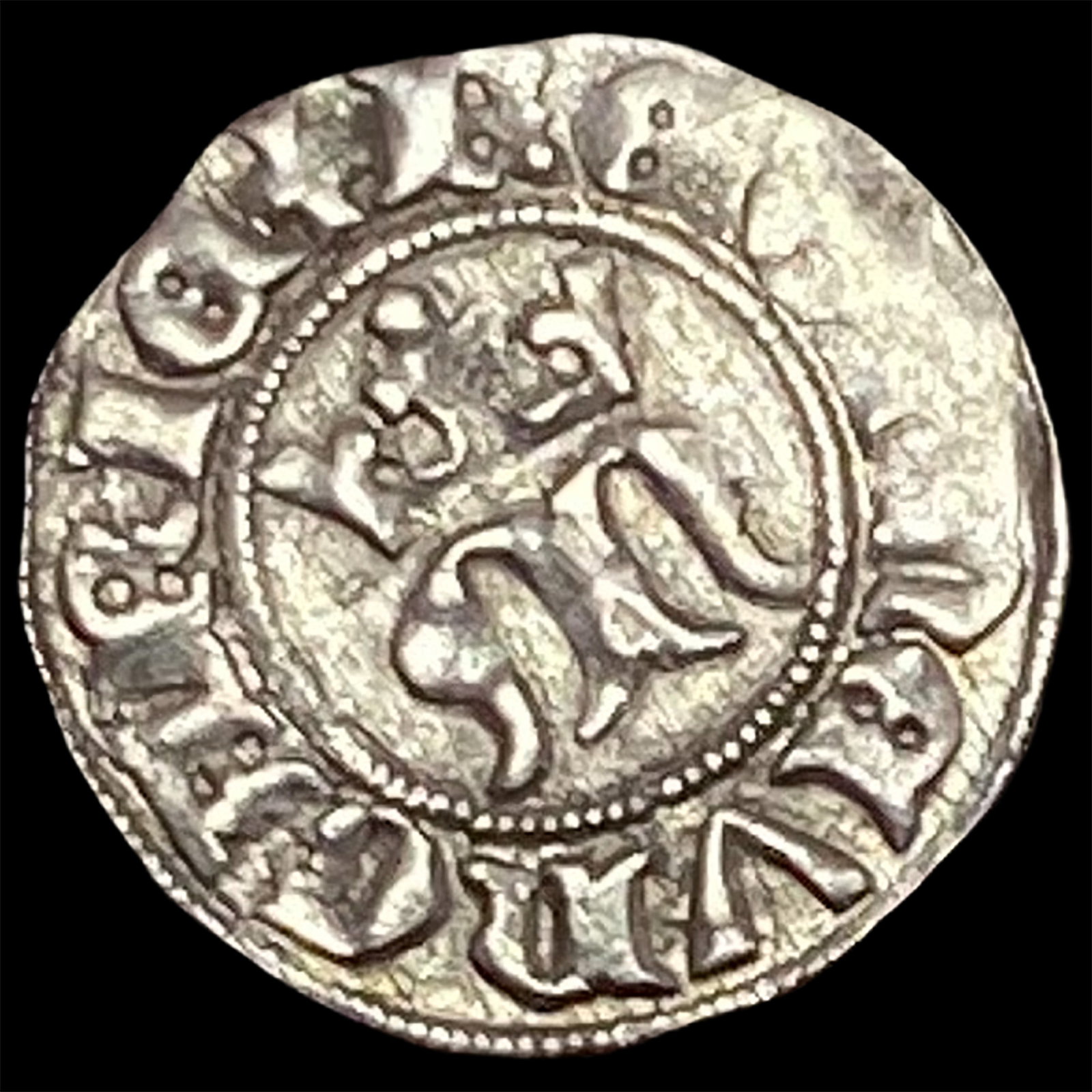 1382-1395 Hungary Mary Silver Denier CLOSELY UNCIRCULATED: 1382-1395 Hungary Mary Silver Denier CLOSELY UNCIRCULATED