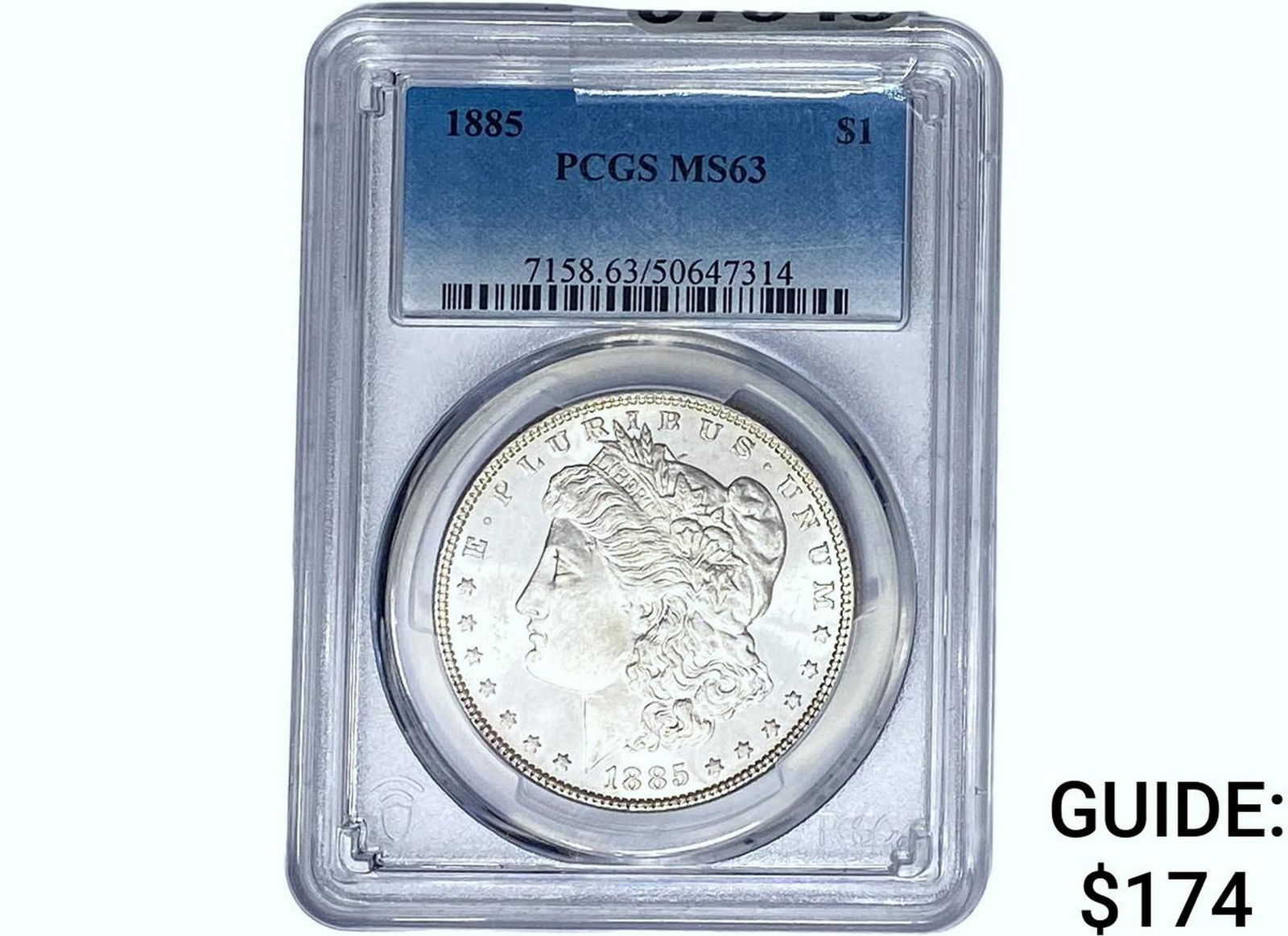 1885 Morgan Silver Dollar PCGS MS63 (1 of 2)