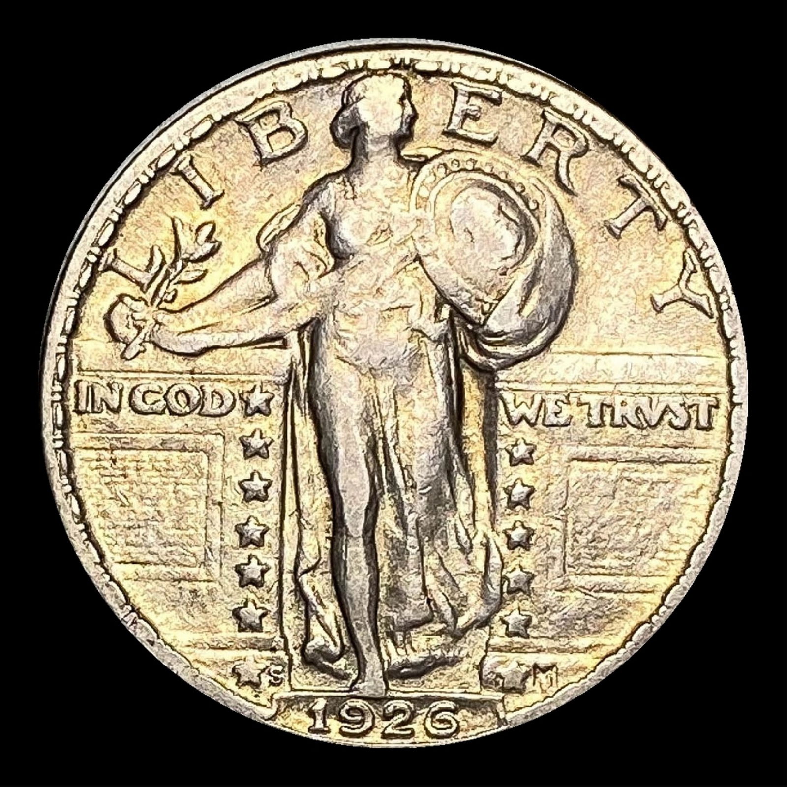 1926-S Standing Liberty Quarter NEARLY  UNCIRCULATED (1 of 2)