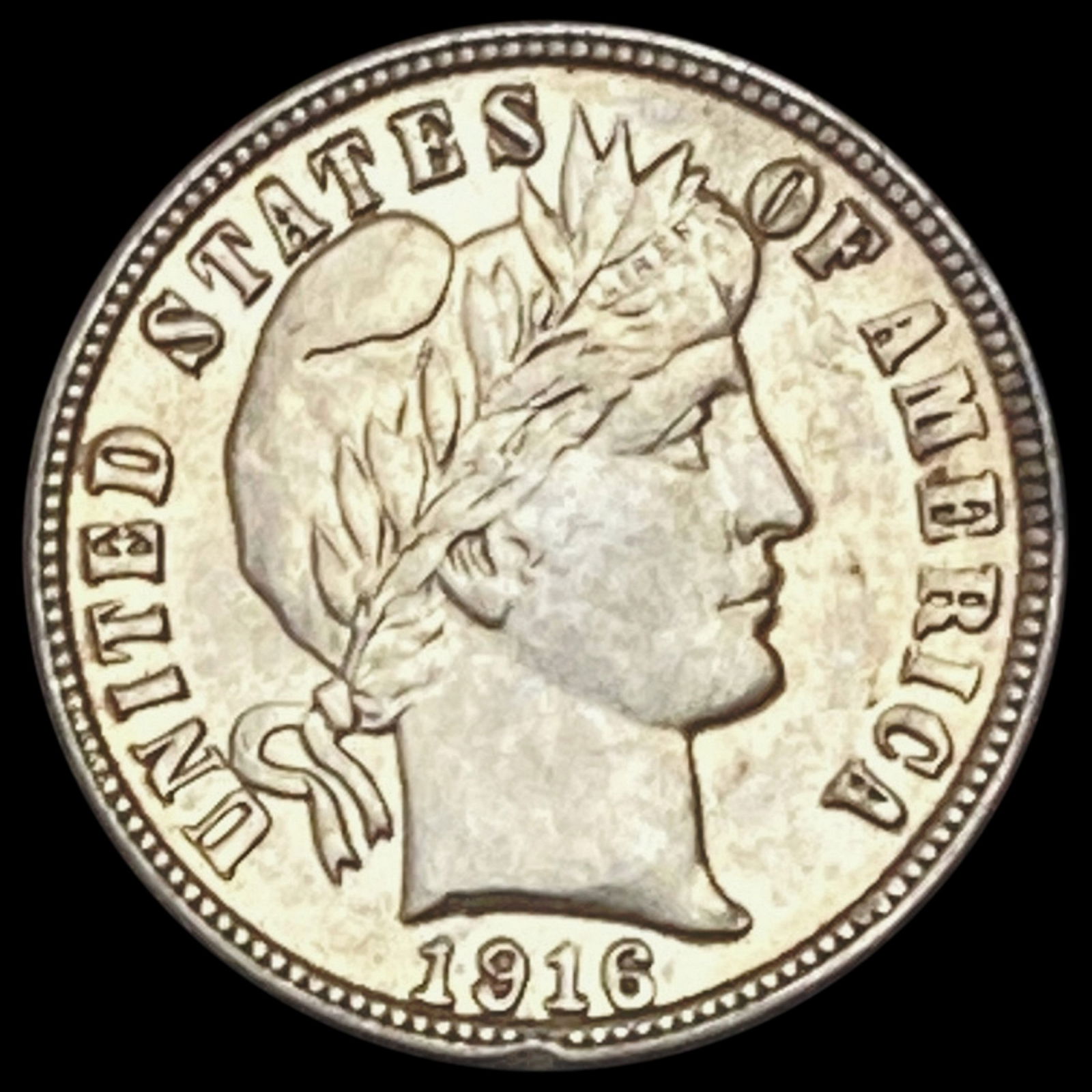1916 Barber Dime UNCIRCULATED (1 of 2)