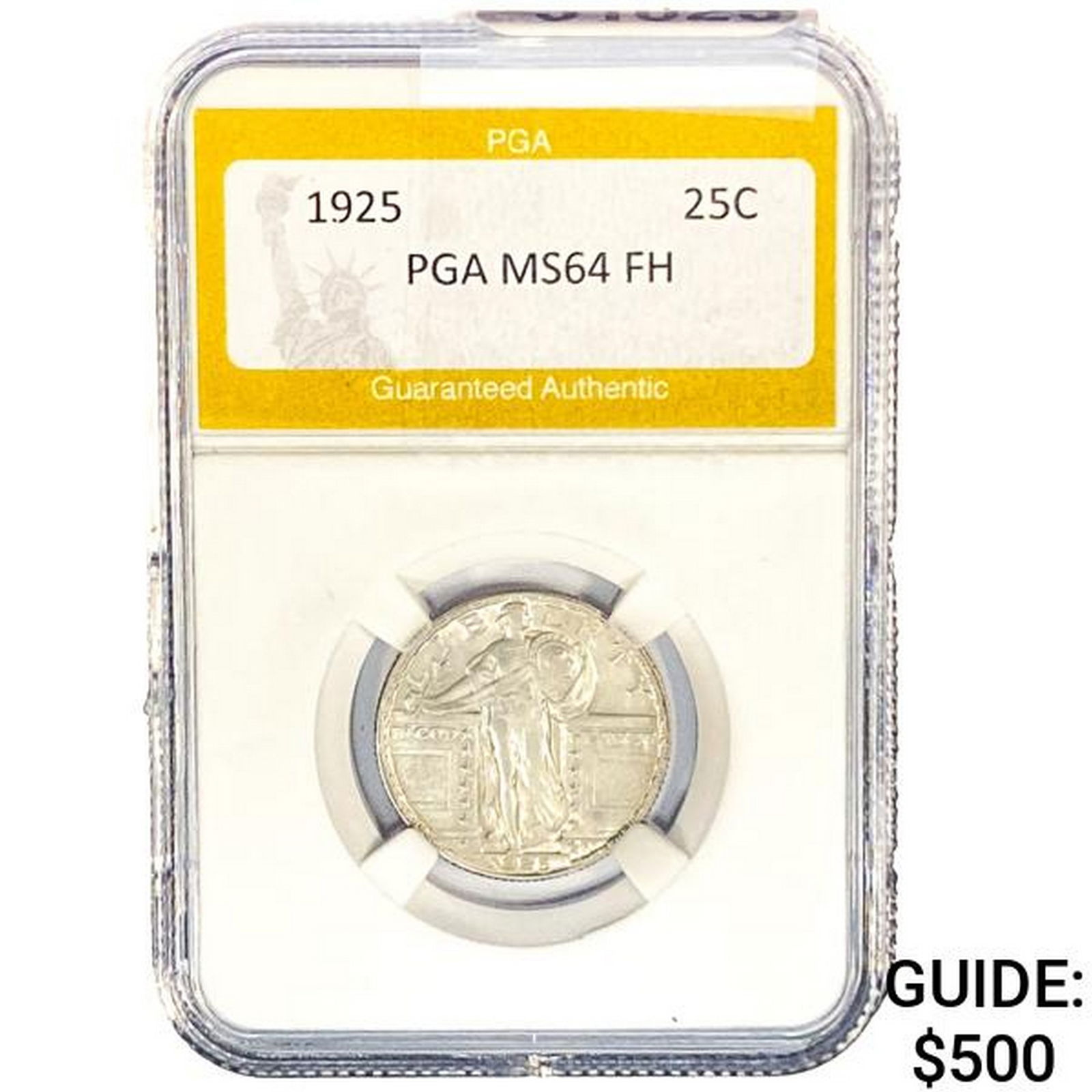 1925 Standing Liberty Quarter PGA MS64 FH (1 of 2)