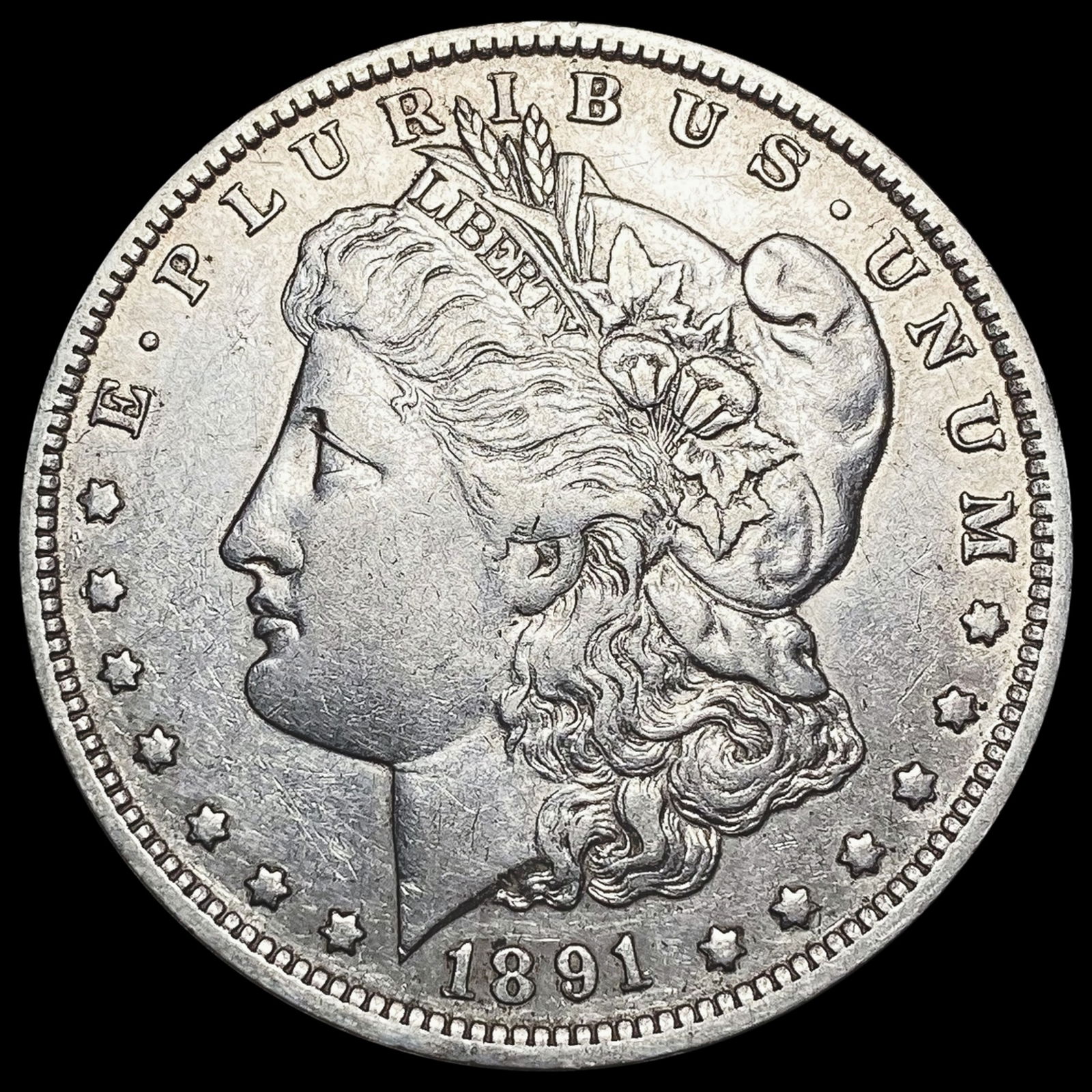 1891-O Morgan Silver Dollar NEARLY UNCIRCULATED (1 of 2)