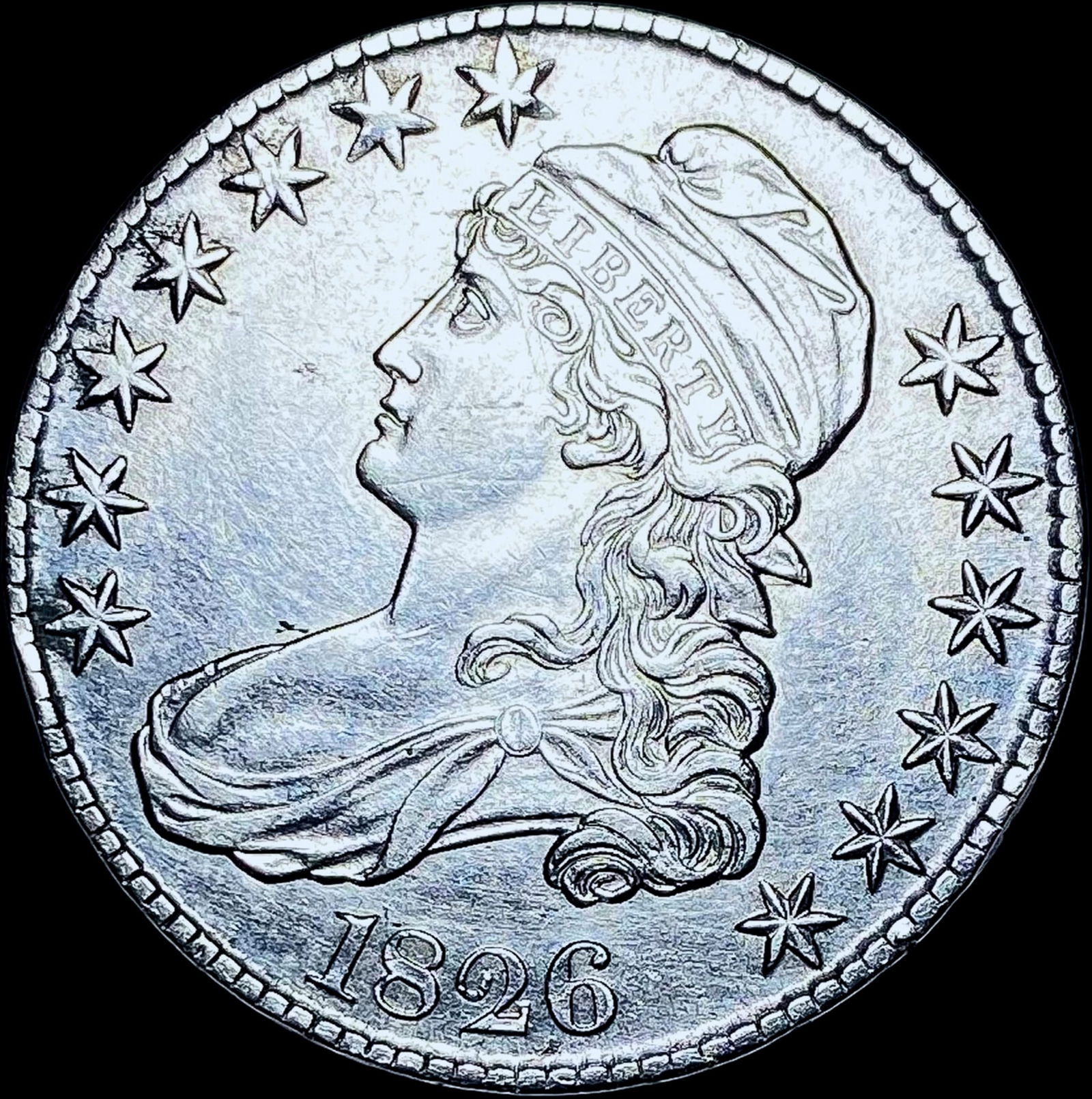 1826 Capped Bust Half Dollar CHOICE AU (1 of 2)