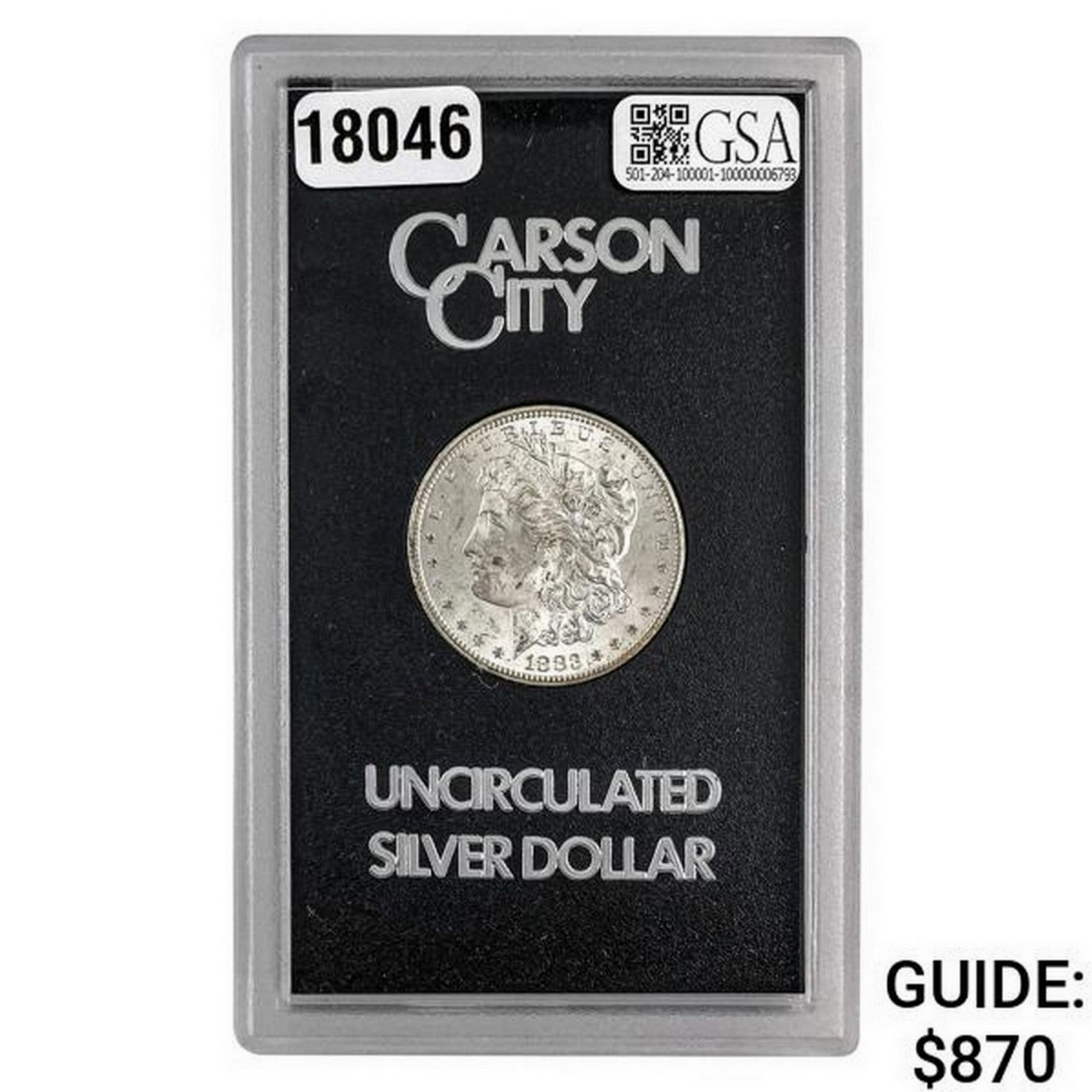 1883-CC Morgan Silver Dollar: 1883-CC Morgan Silver Dollar